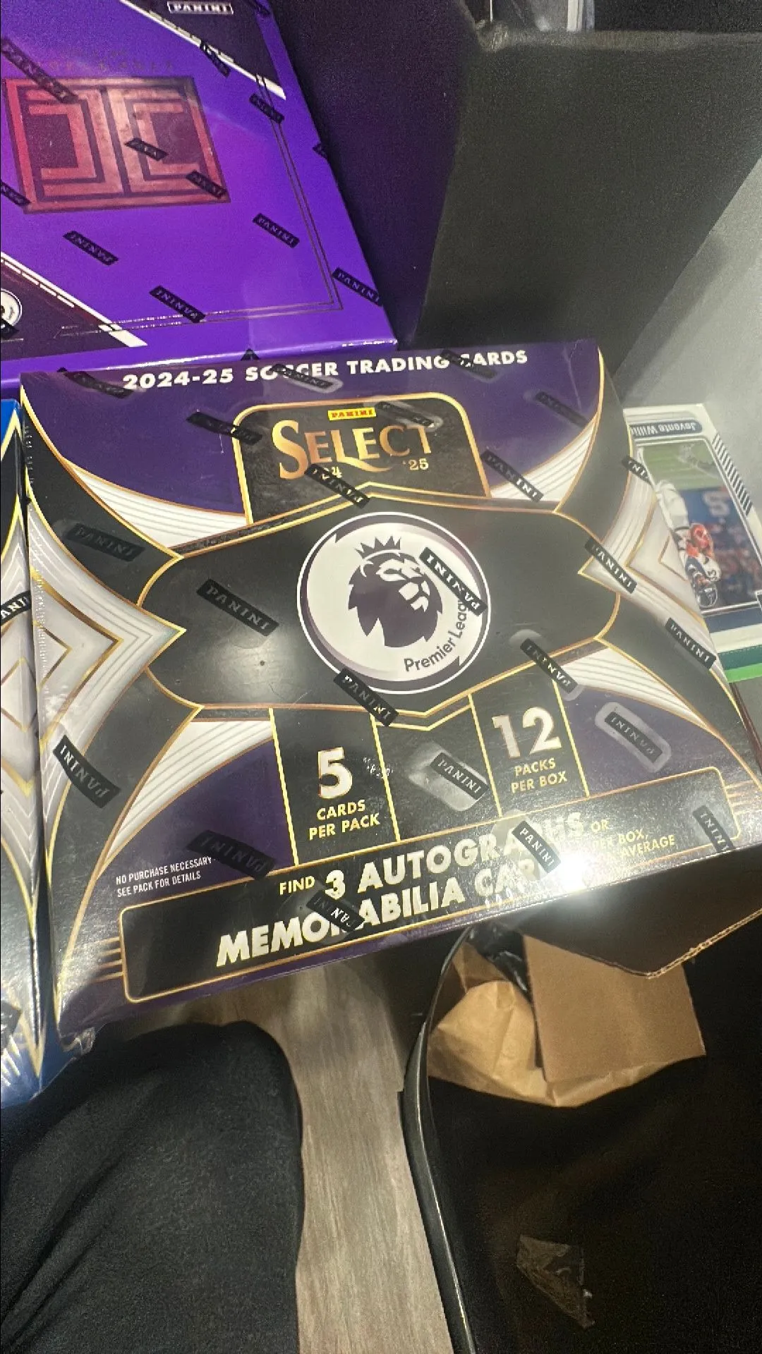 Product image for 2024 soccer select premier league . Purple box