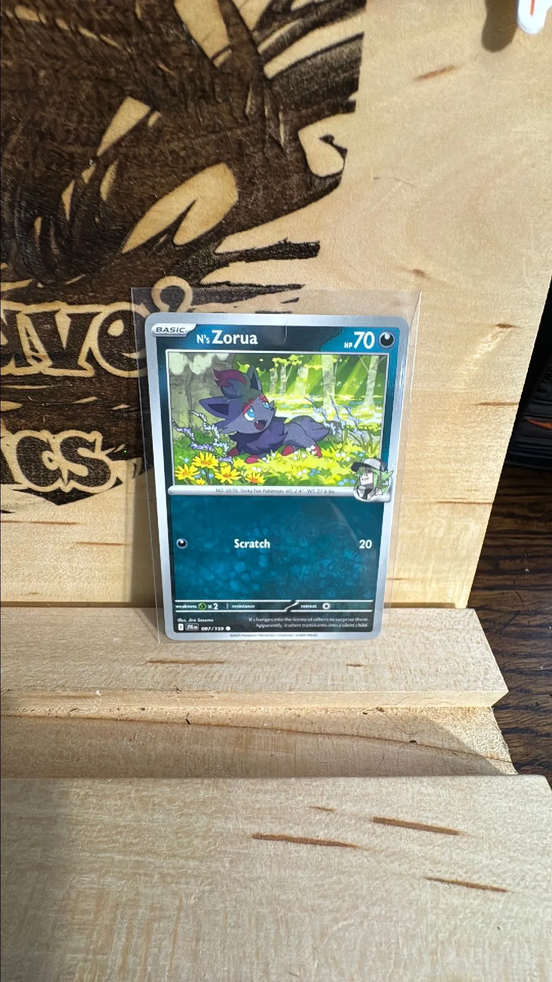 Product image for N's Zorua #97 Pokemon Journey Together