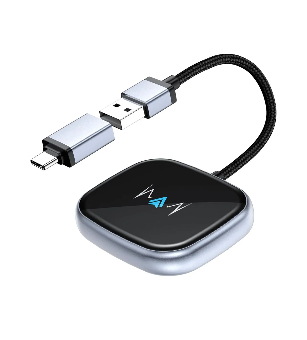 Product image for Wireless Android Auto Adapter, Wireless carplay Adapter, Latest NFC Touchscreen Connectivity new
