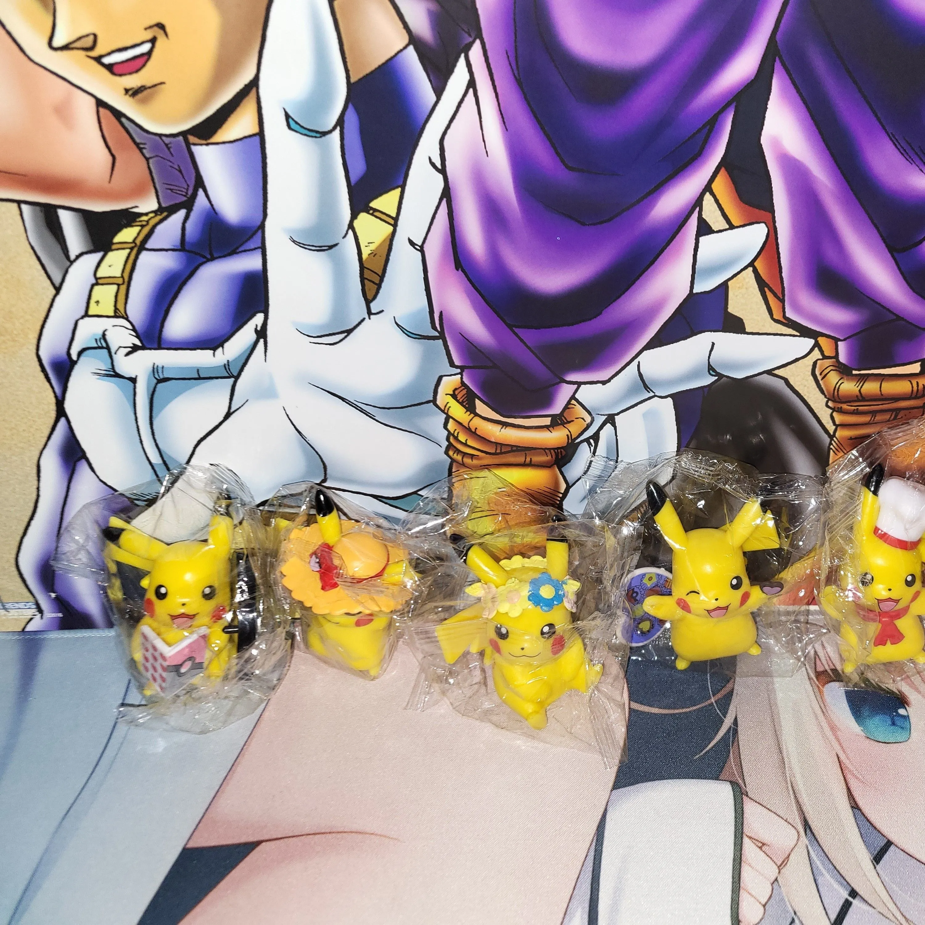 Product image for Cute Pikachu Pokemon Action Figure Set Of 6 RARE Brand New/Sealed