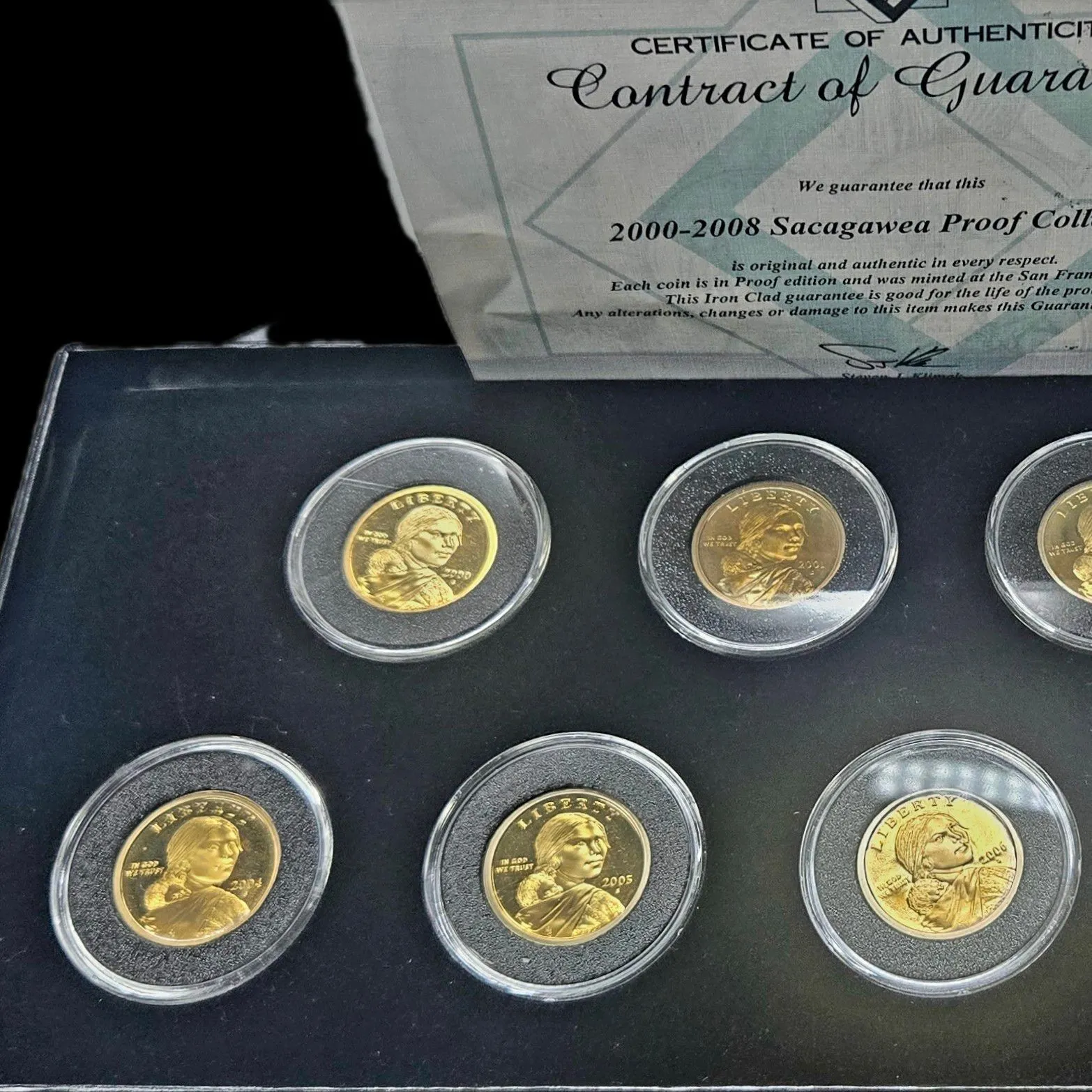Product image for 2000-2008 Sacagawea Proof Collection
