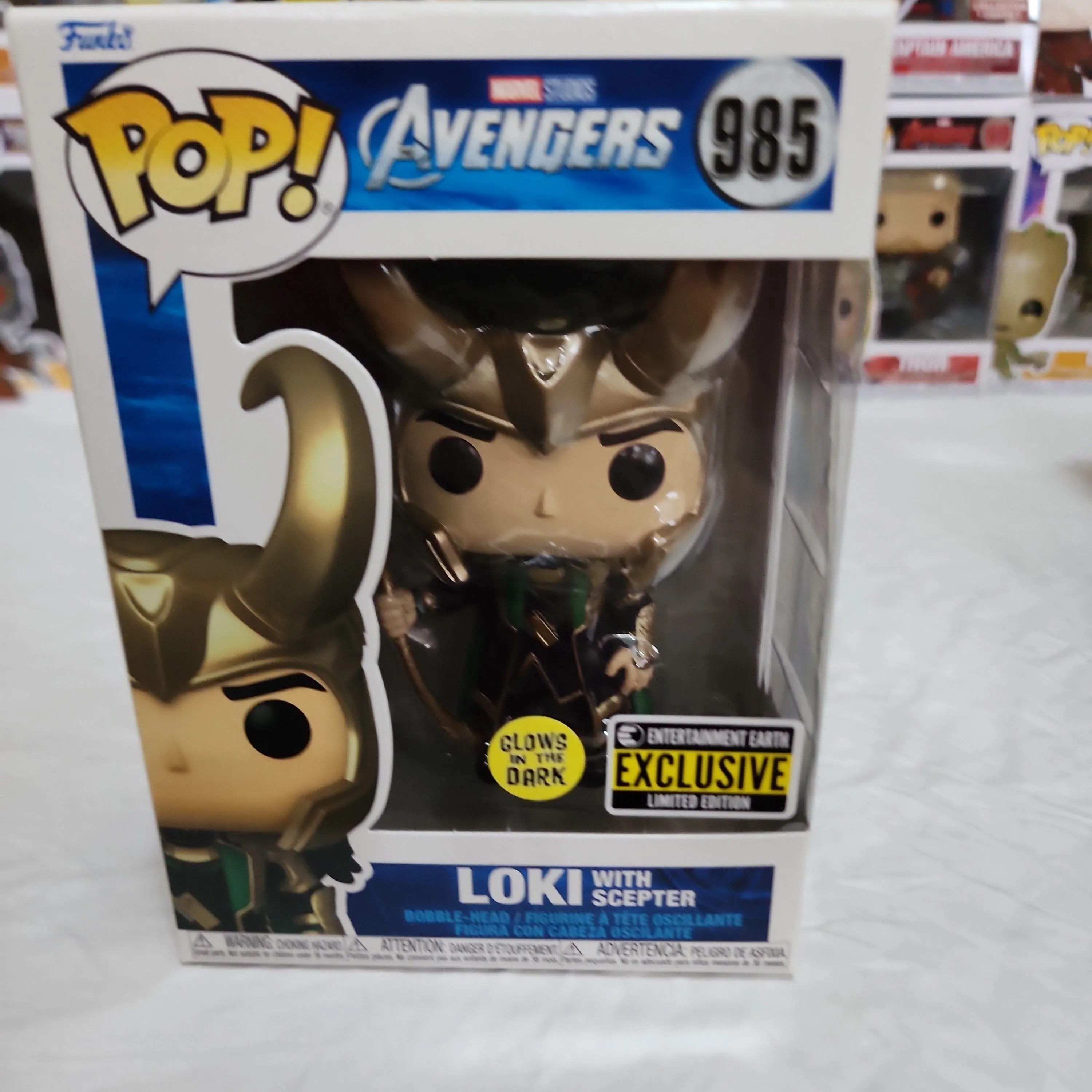 Product image for Loki with Scepter (Glows in the Dark)