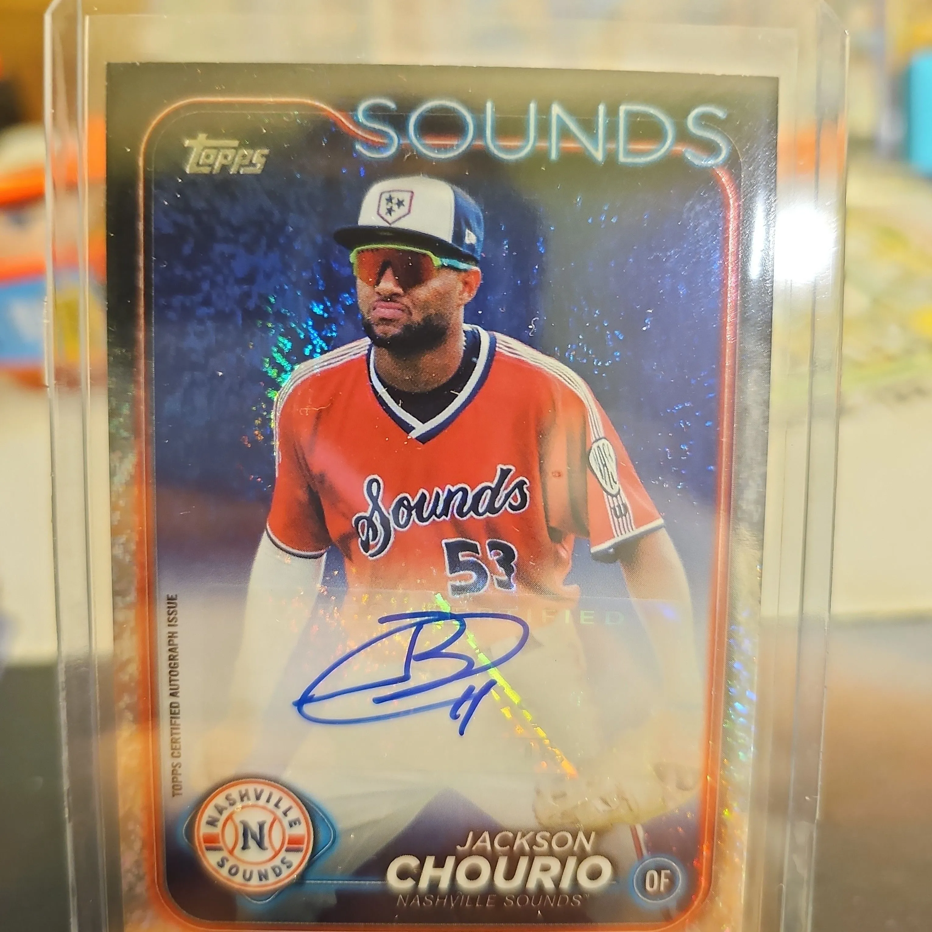 Jackson Chourio - /199 Sparkle Foil Auto 2024 Topps Pro Debut 