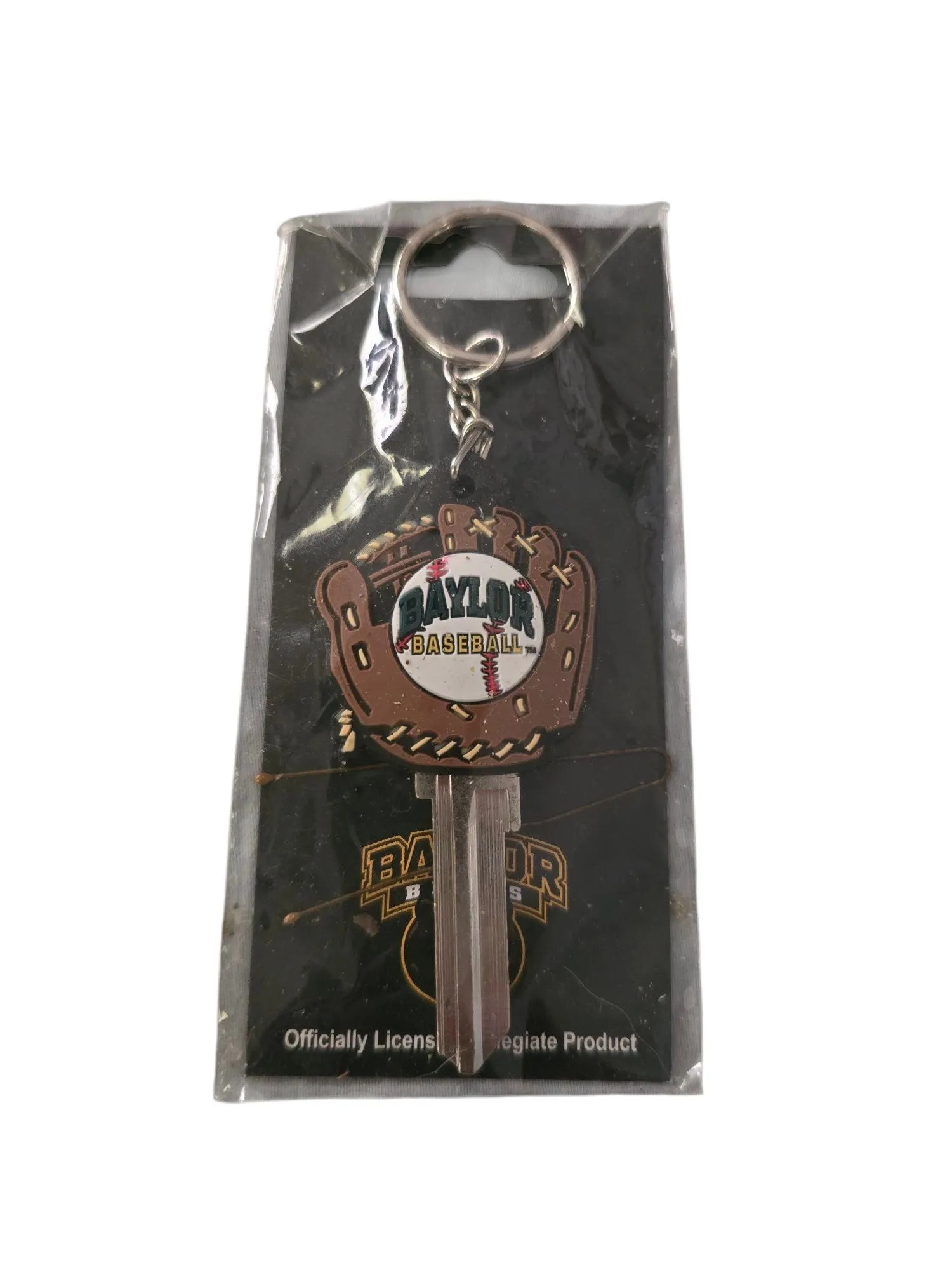 Product image for 086 Baylor Baseball Keychain/Key New in original package. 