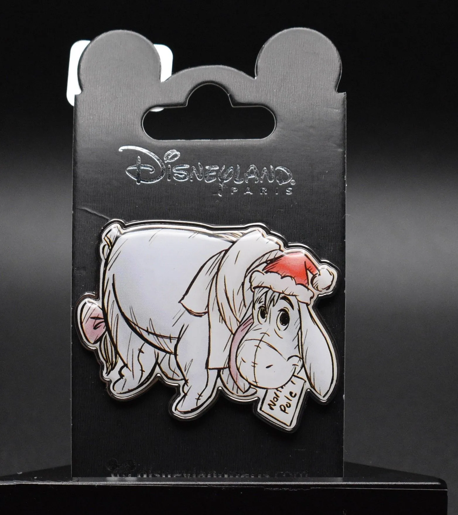 Product image for Disney DLRP Paris Winnie The Pooh Eeyore Santa Hat Pin (B5) 