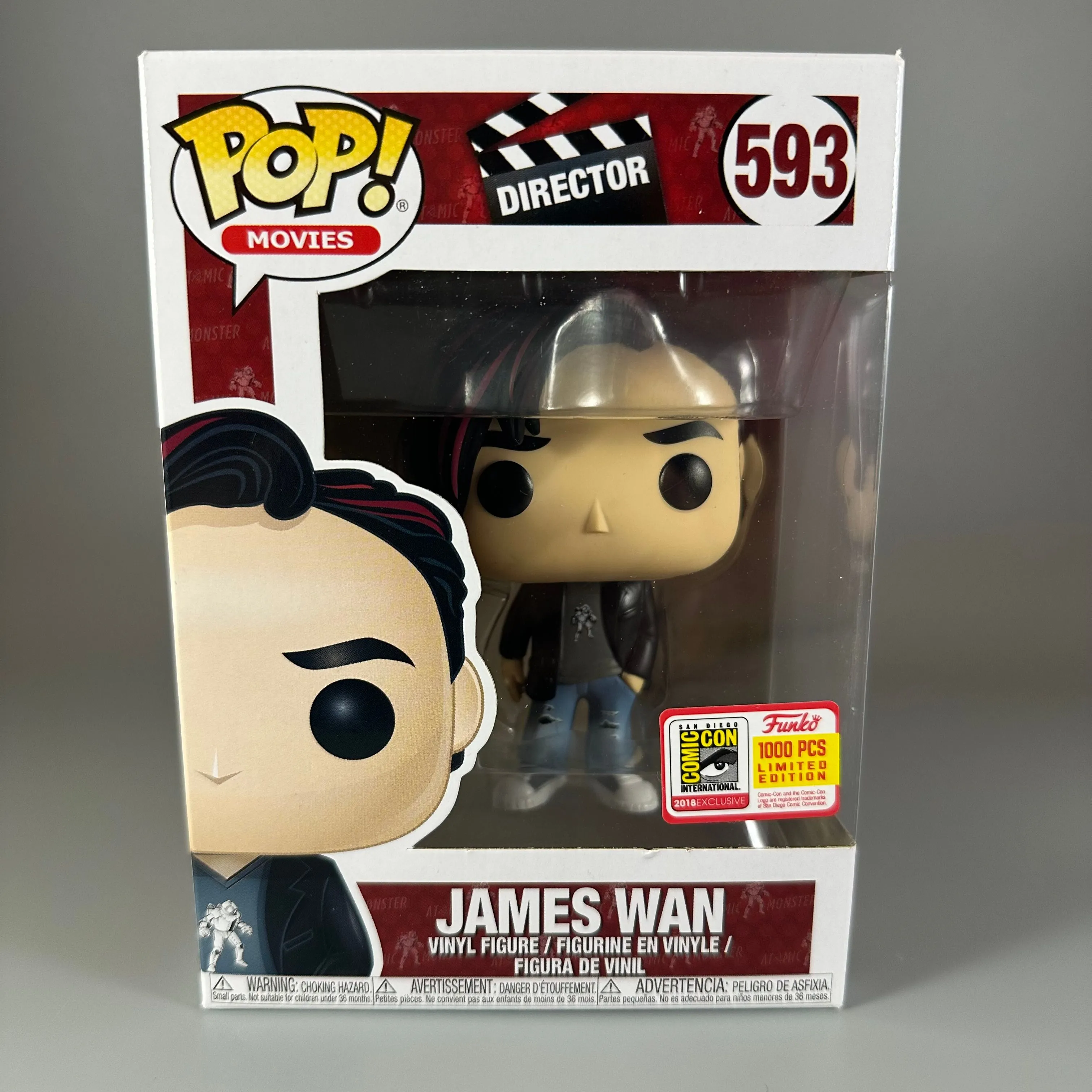 Product image for Funko Pop! Director James Wan 2018 SDCC Exclusive LE 1000 Pieces