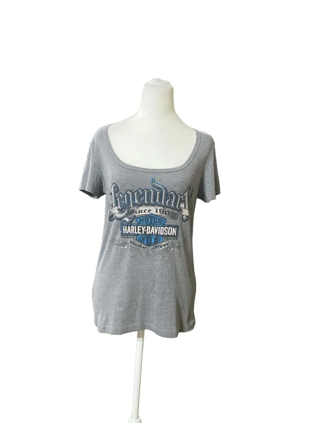 Product image for Women's Harley-Davidson T-Shirt Gray Large