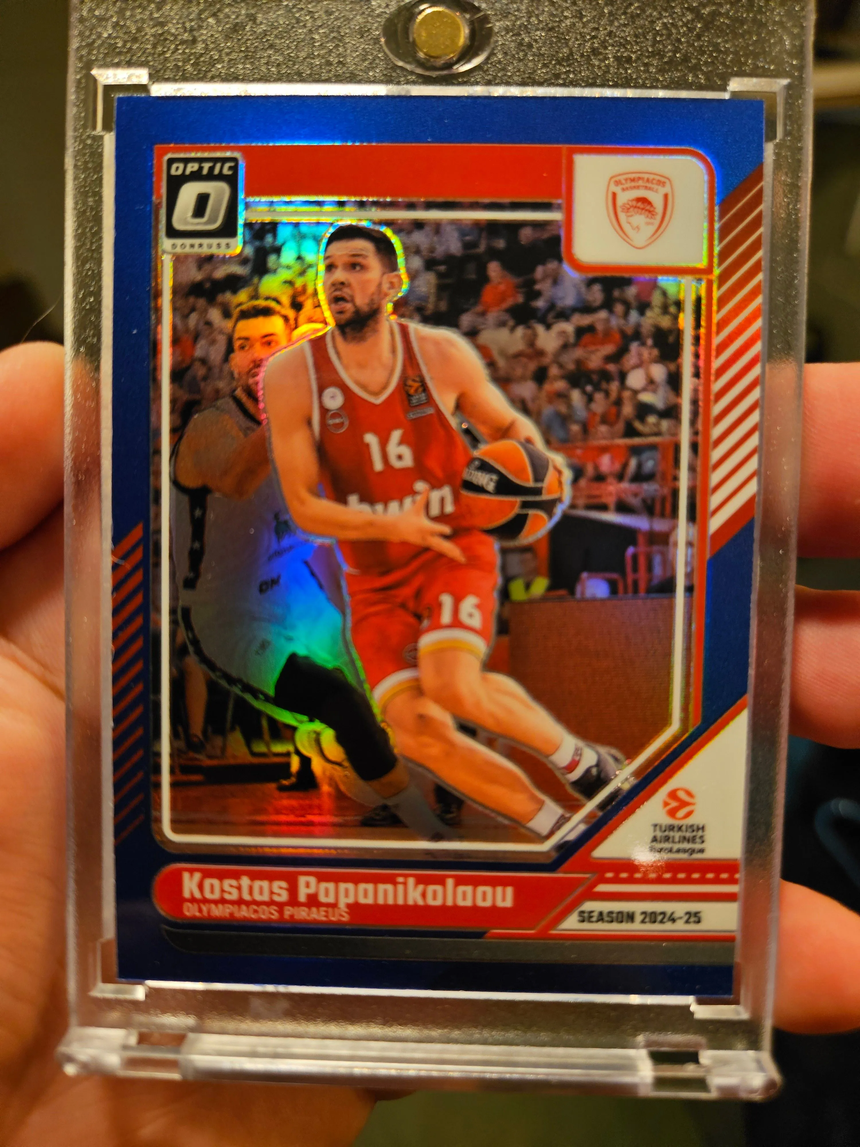 Product image for 2024-25 Optic Euroleague Kostas Papanikoladu BLUE PRIZM /49🔥Turkish Airlines SP