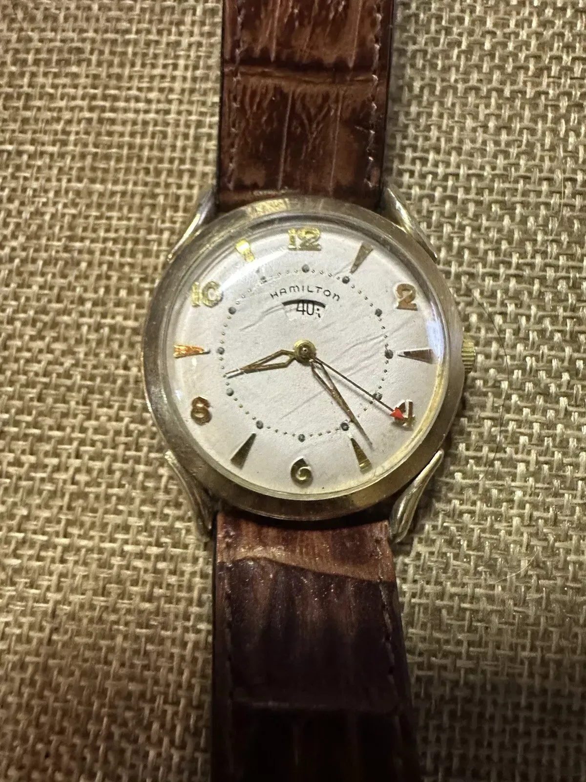 Product image for Hamilton Accumatic II-B 1956 RARE Power Reserve Illinois Automatic Watch