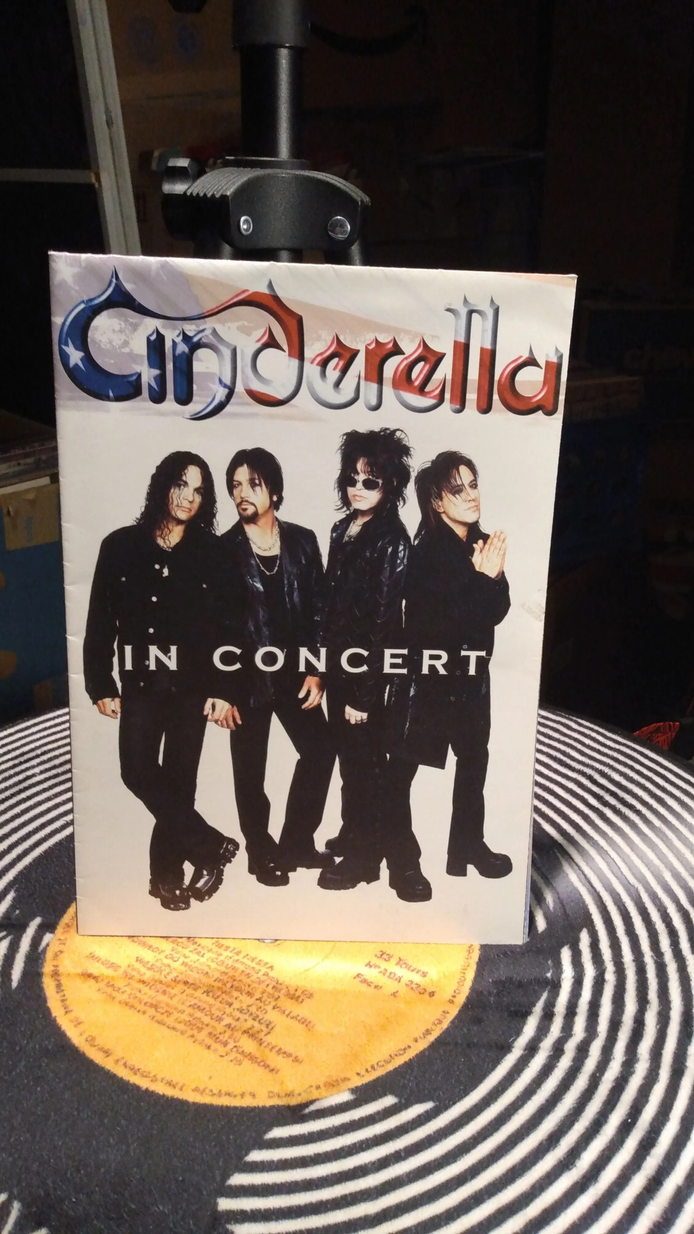 Product image for 27. Cinderella, 2002 , poster tour program " Rock across America " 