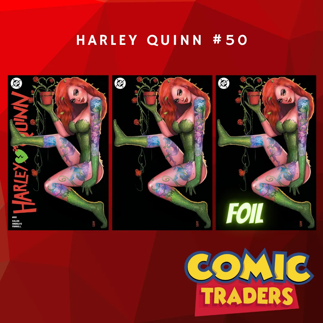 Product image for HARLEY QUINN #50 NATHAN SZERDY EXCLUSIVE VARIANT 3 PACK
