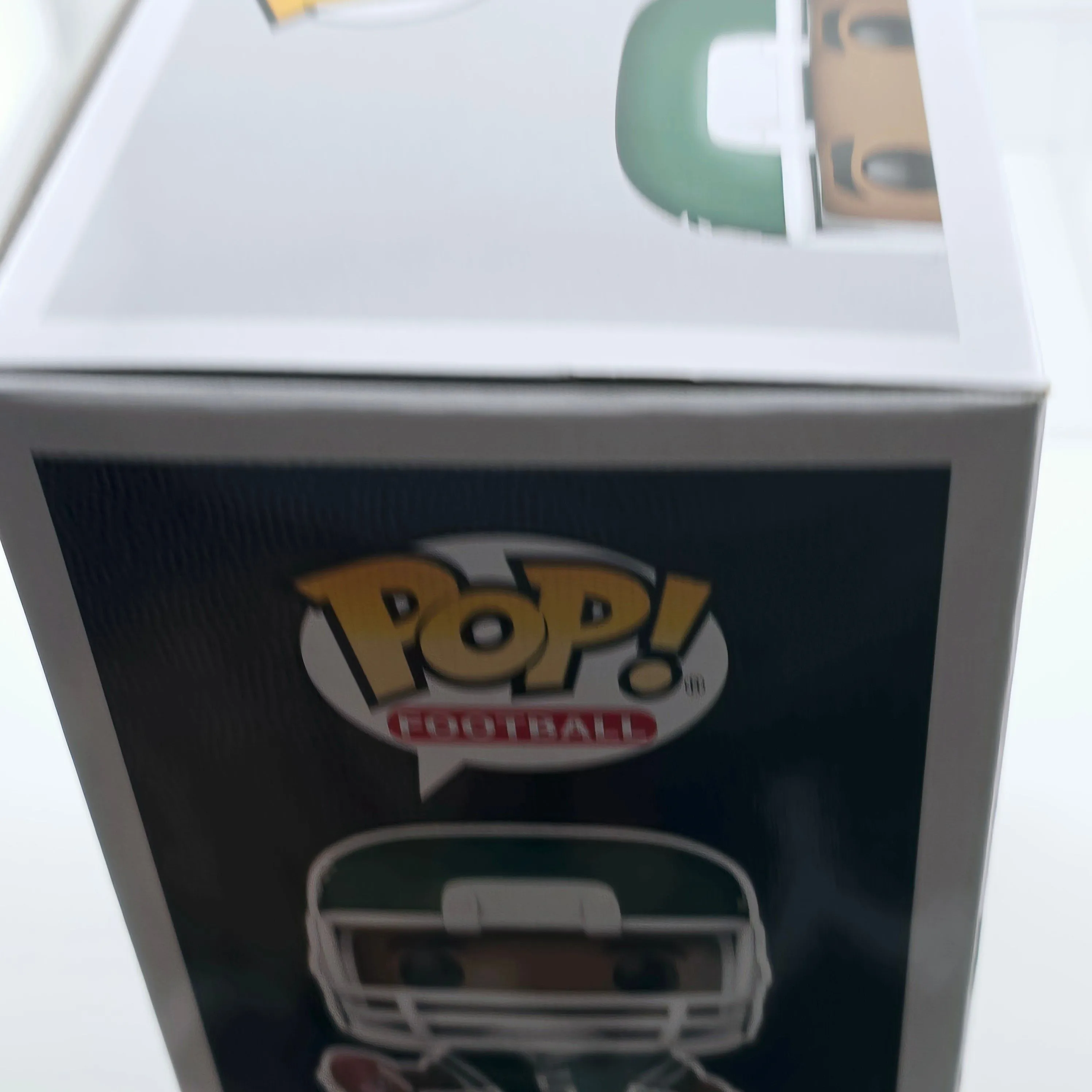 POP Fußball: Jets – Garrett Wilson (grüne und weiße Uniform) Funko-Vinyl-Figur (zusammen mit kompatibler Box-Schutzhülle), mehrfarbig, 9,5 cm