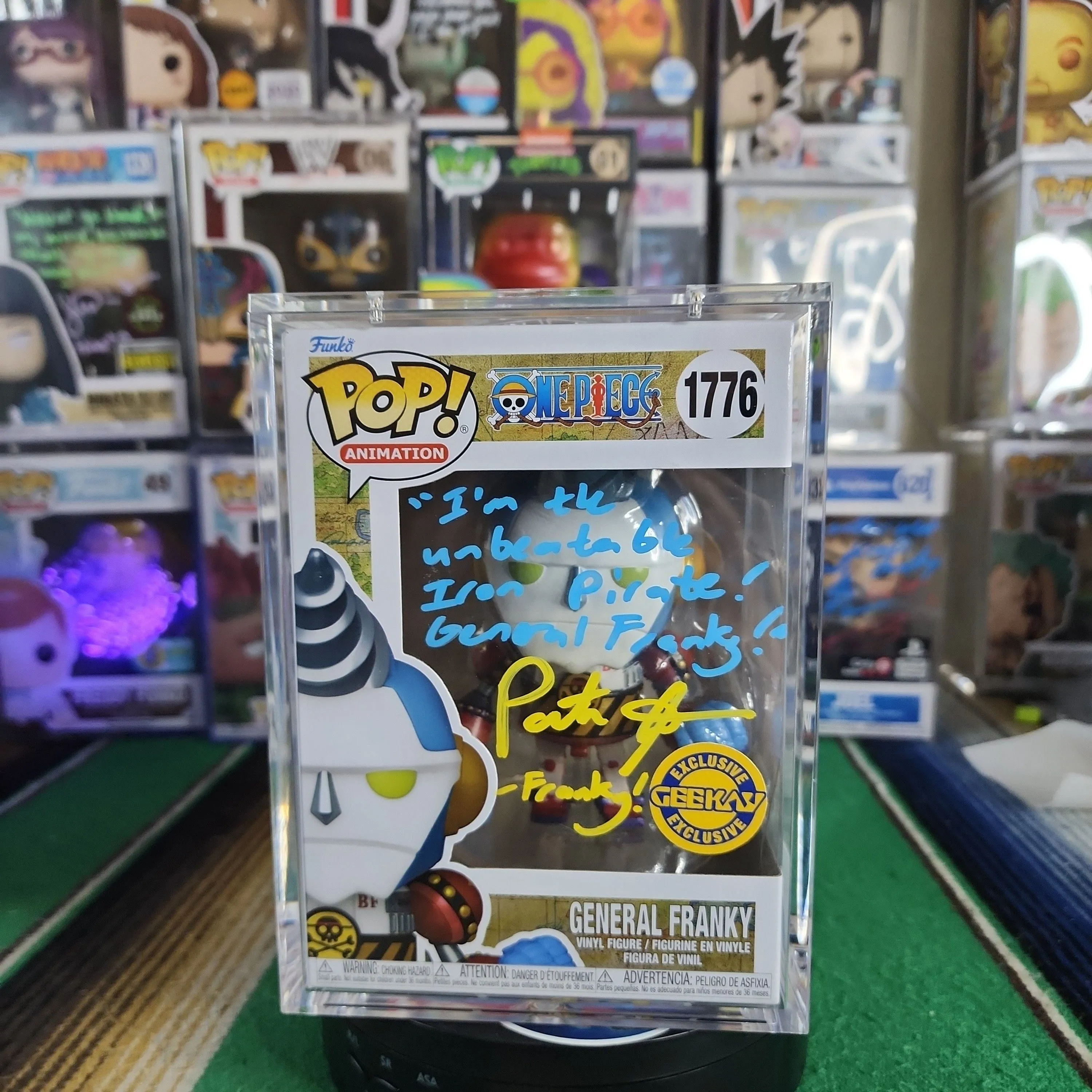 Product image for Signed General Franky 1776 Geekay Overseas Funko