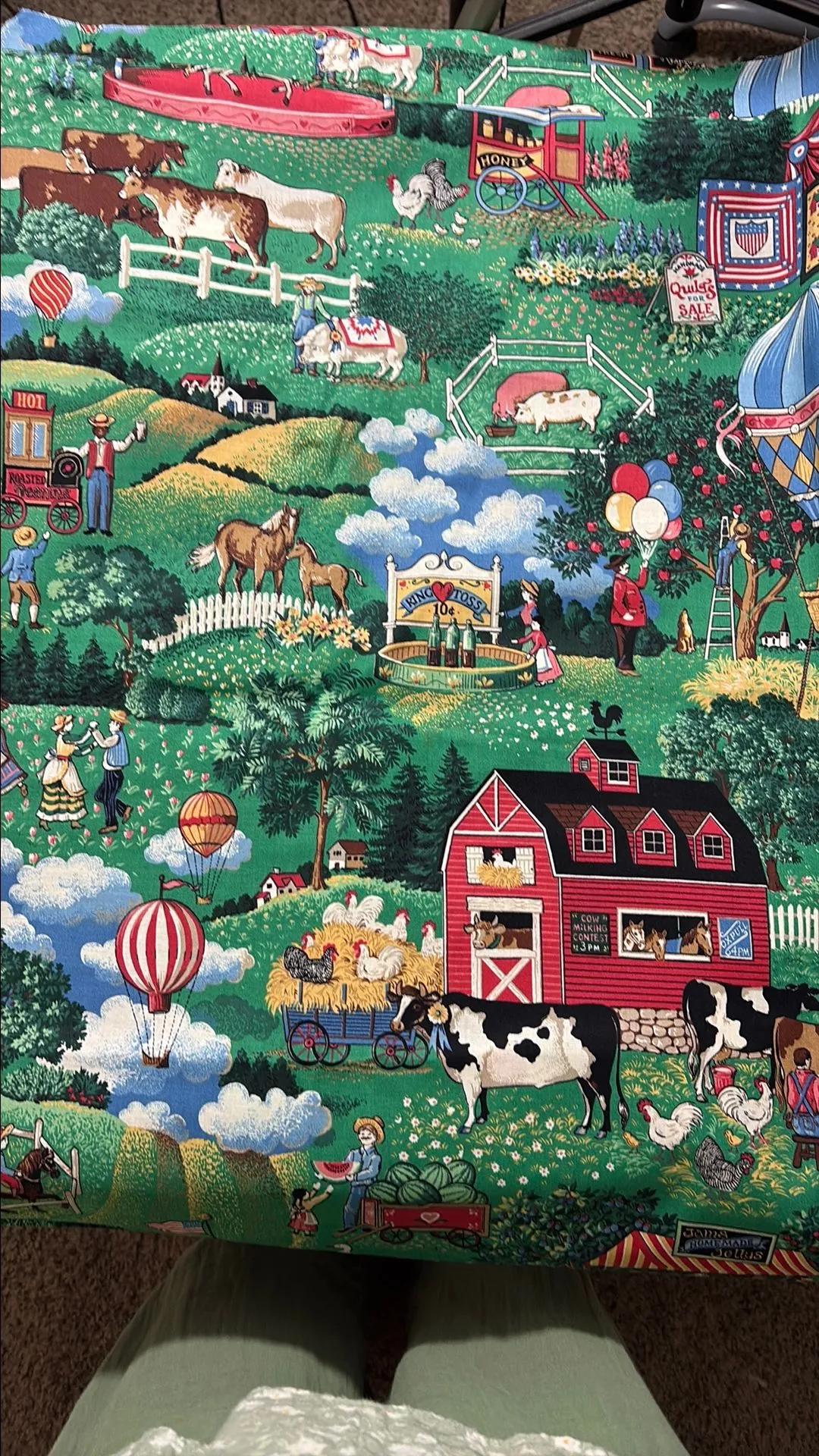 Product image for 0B0kc 1 Yard 1993 Joan Kessler Concord State Fair per yard