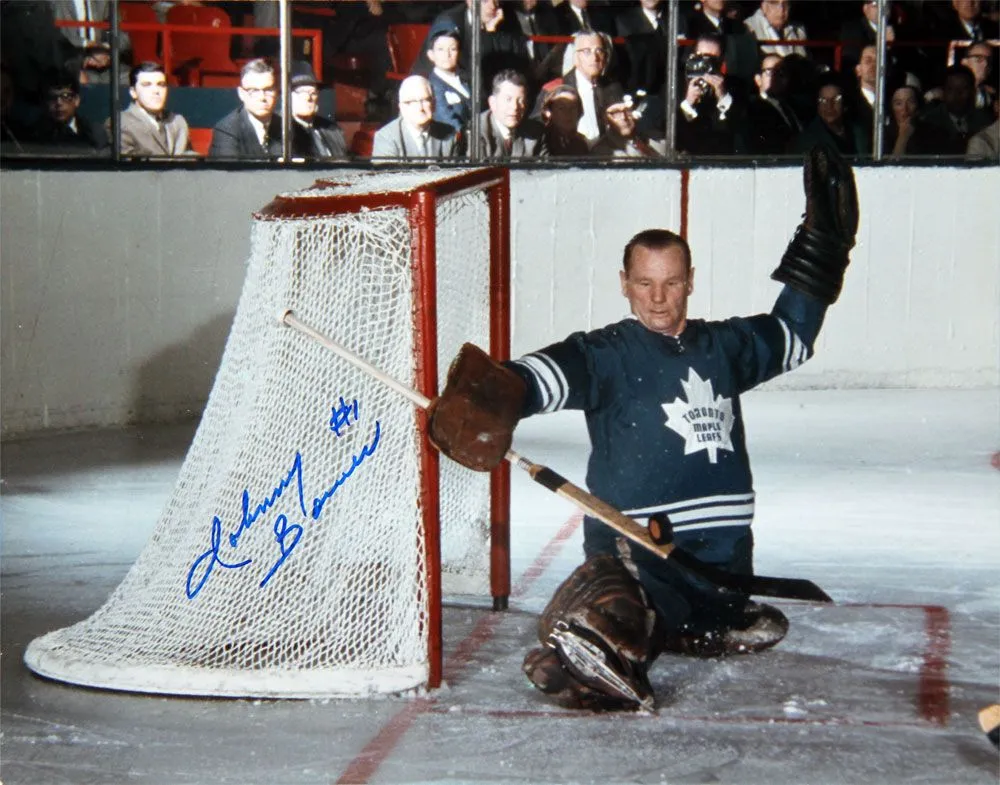 Product image for Johnny Bower Signed 8x10 Photo, TO Maple Leafs (Horizontal)