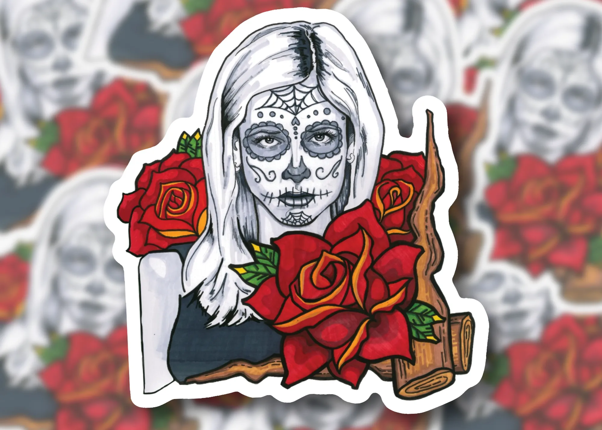 Product image for Buffy the Vampire Slayer | Sugar Skull | Vinyl Sticker