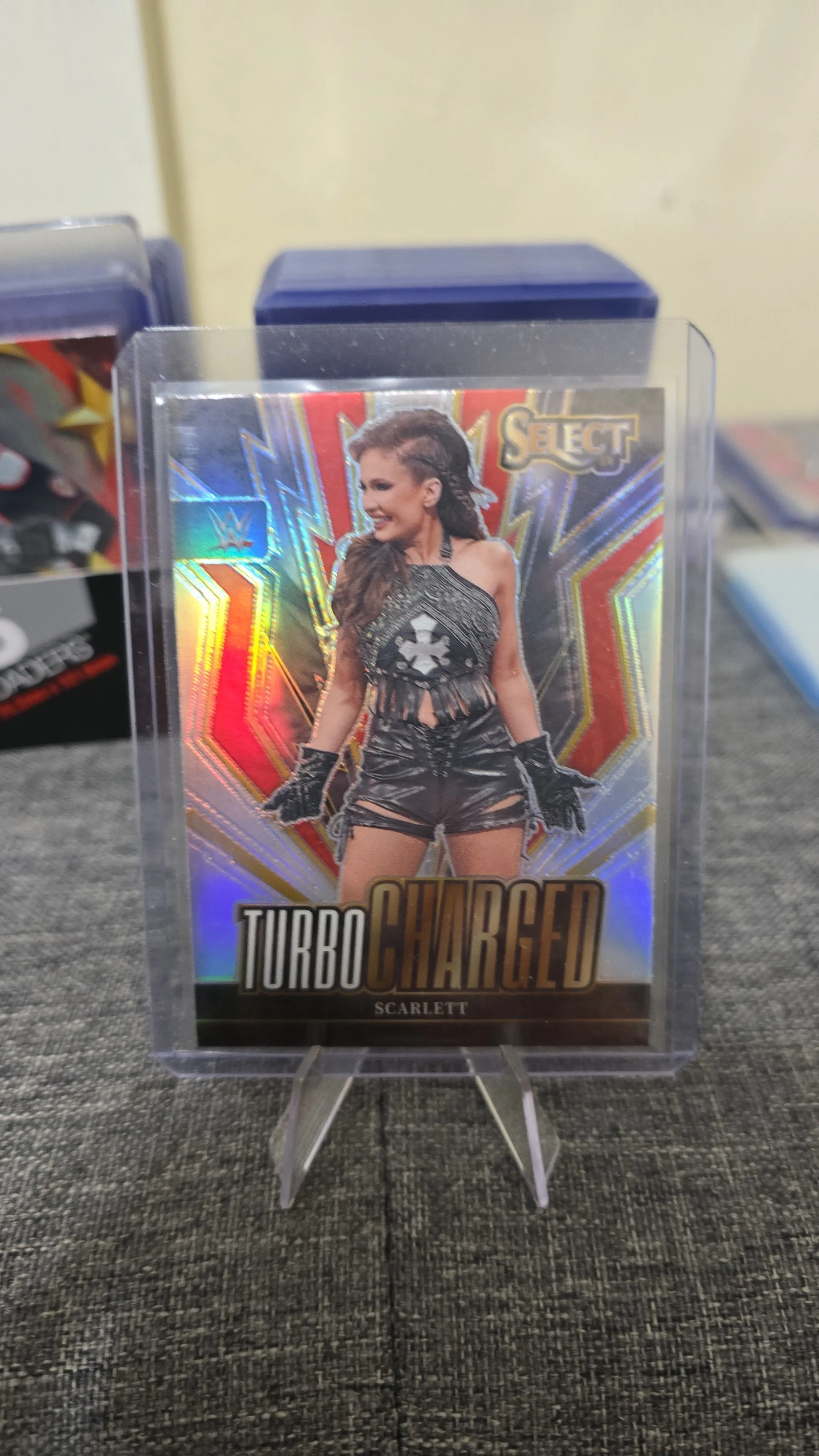 Product image for 2024 Panini Select WWE SCARLETT #12 TURBOCHARGED SILVER PRIZM