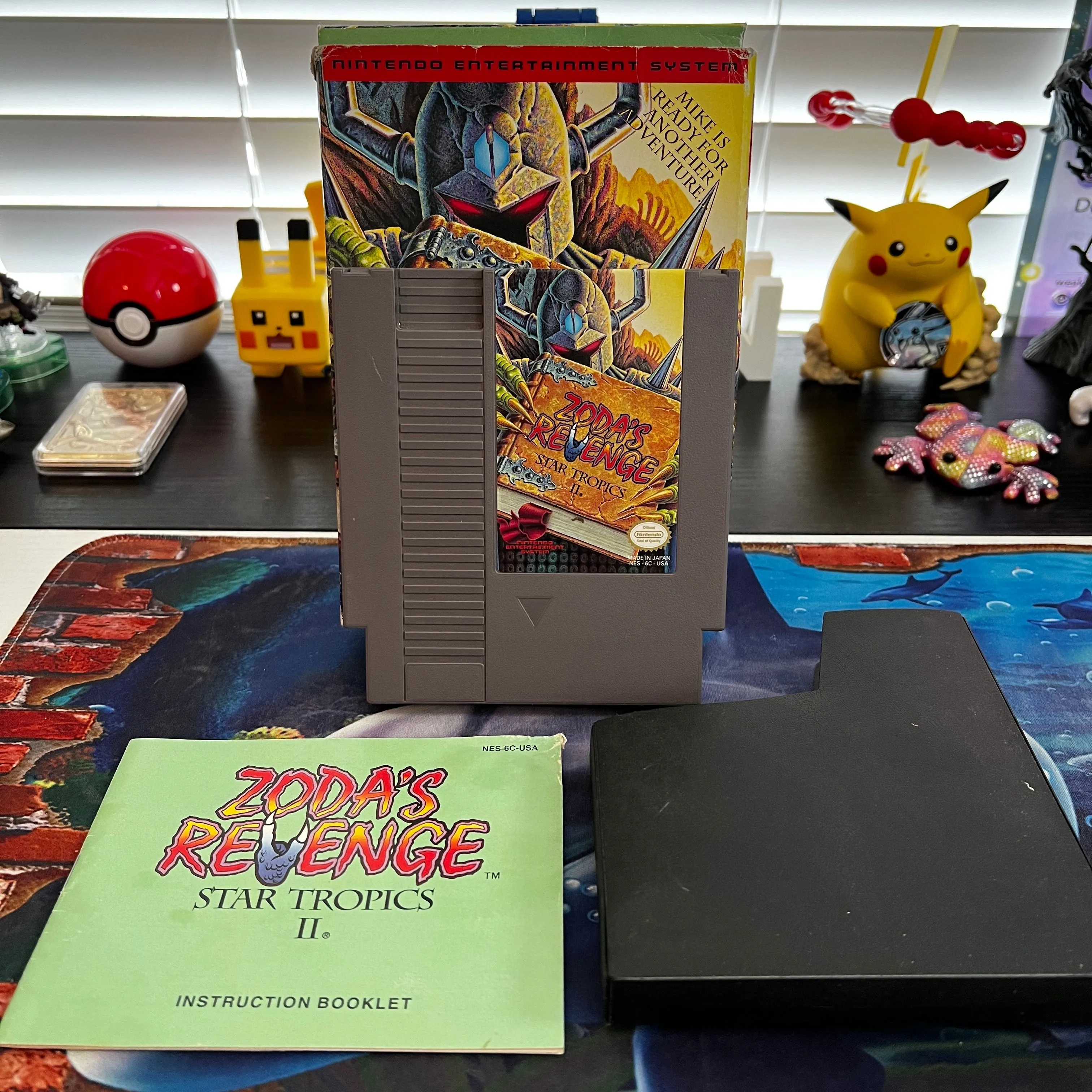 Product image for Zoda's Revenge StarTropics II Nintendo NES Game Cart w/ Sleeve Foam & Manual CIB