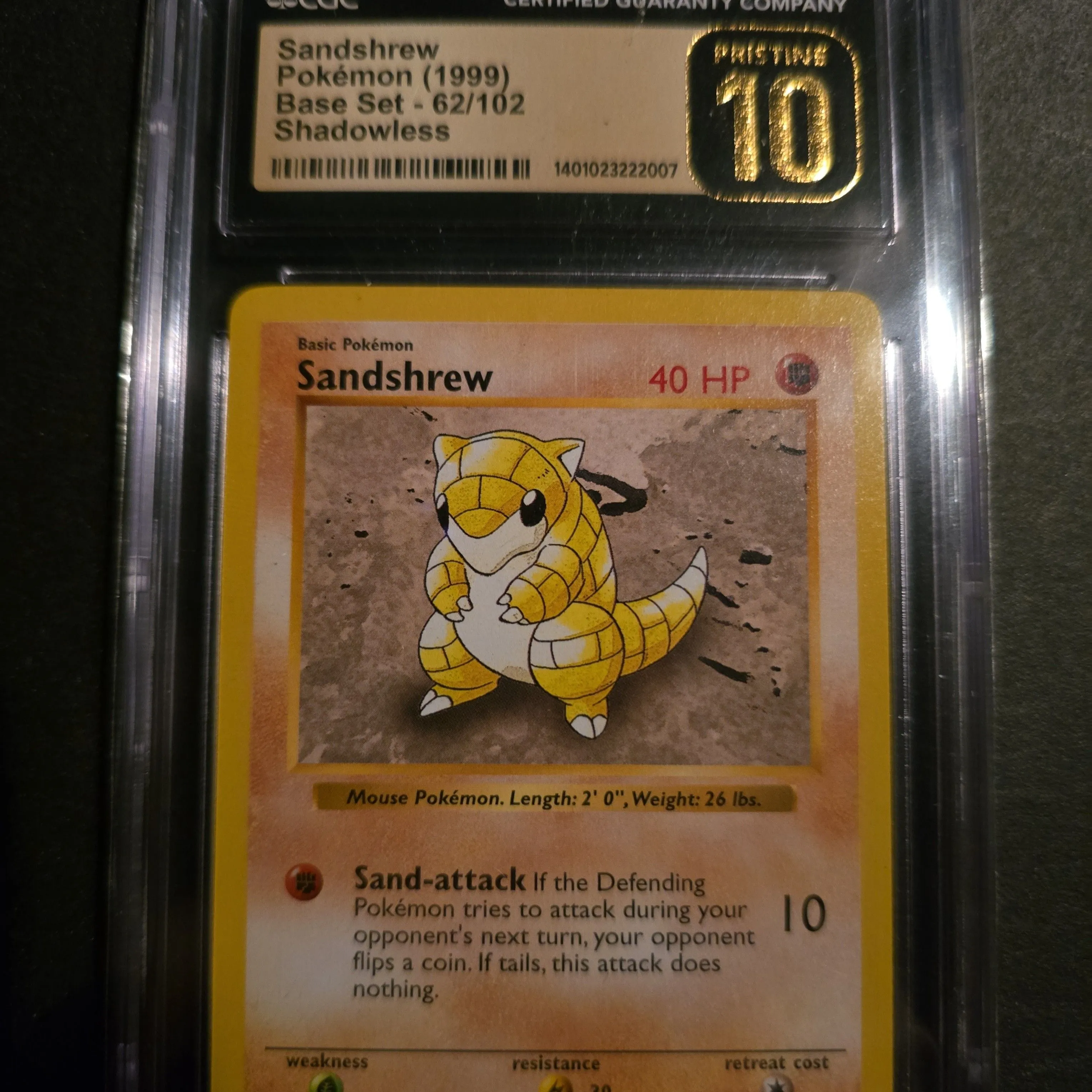 Product image for Shadowless Sandshrew