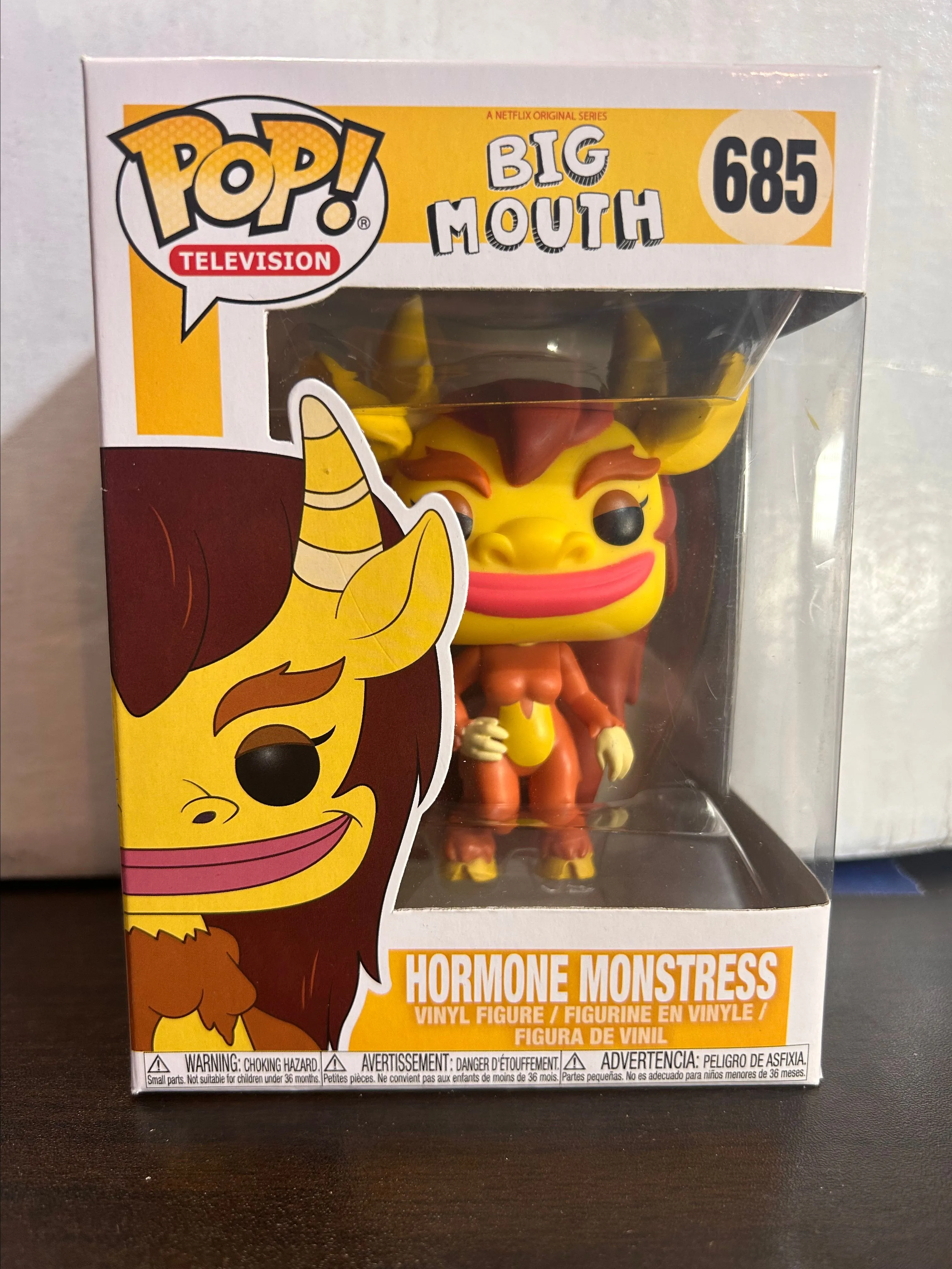 Product image for Hormone Monstress Big Mouth Television Vaulted Funko Pop 685 With Protector