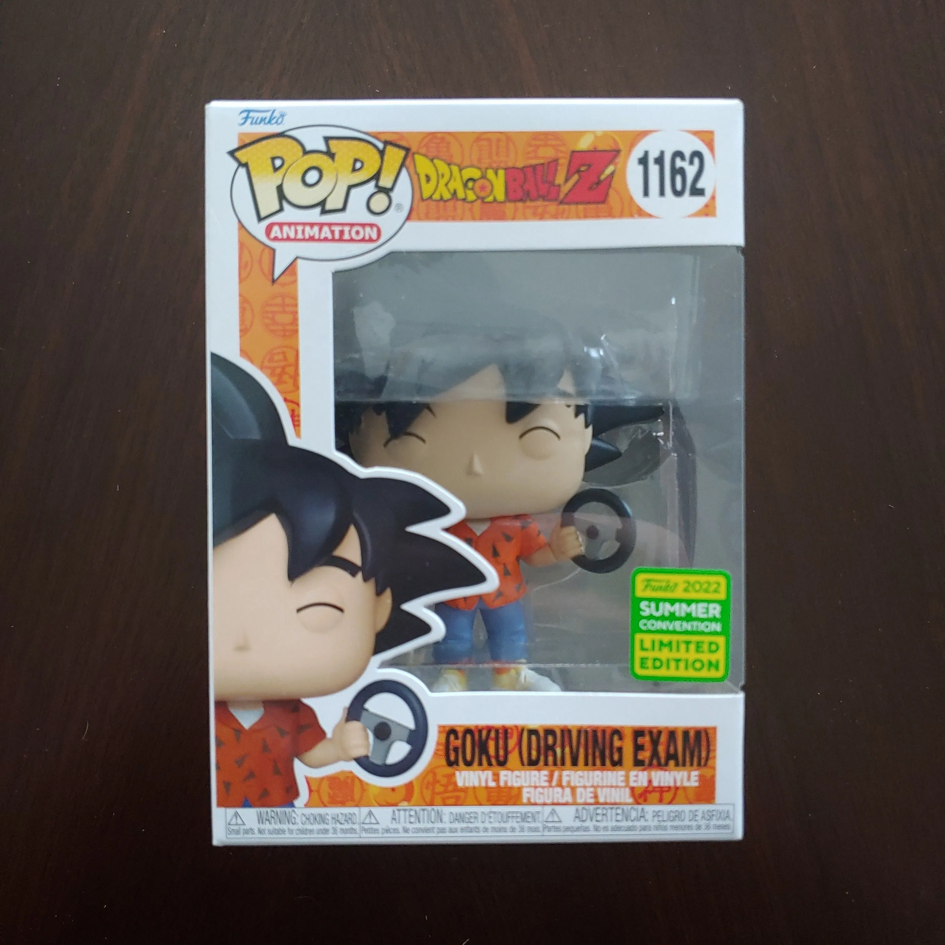Product image for Goku (Driving Exam) 1162 Summer Convention Limited Edition W/POP Protector