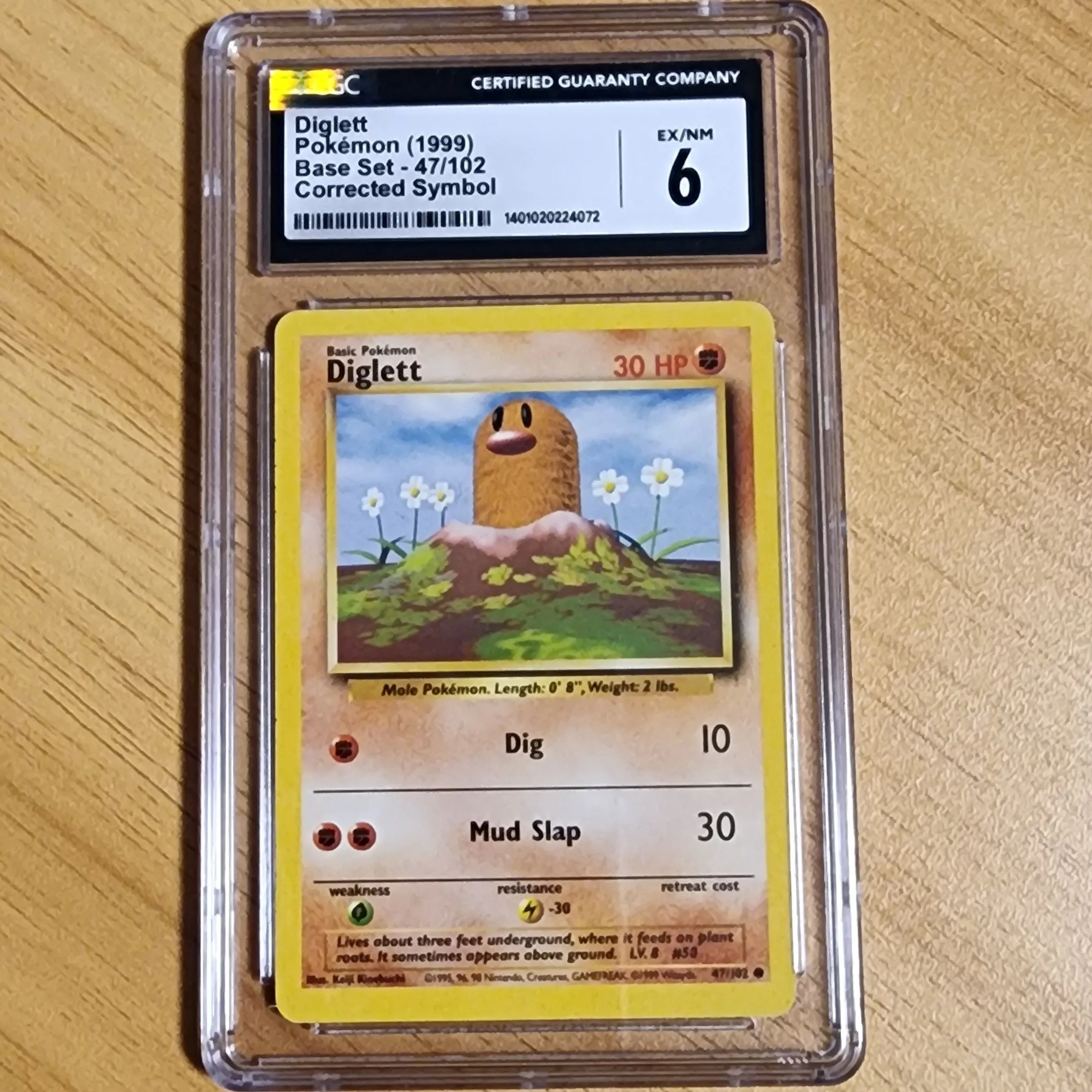 easiest way to sell pokemon cards PSA 6 DIGLETT STADIUM TIP main image 0