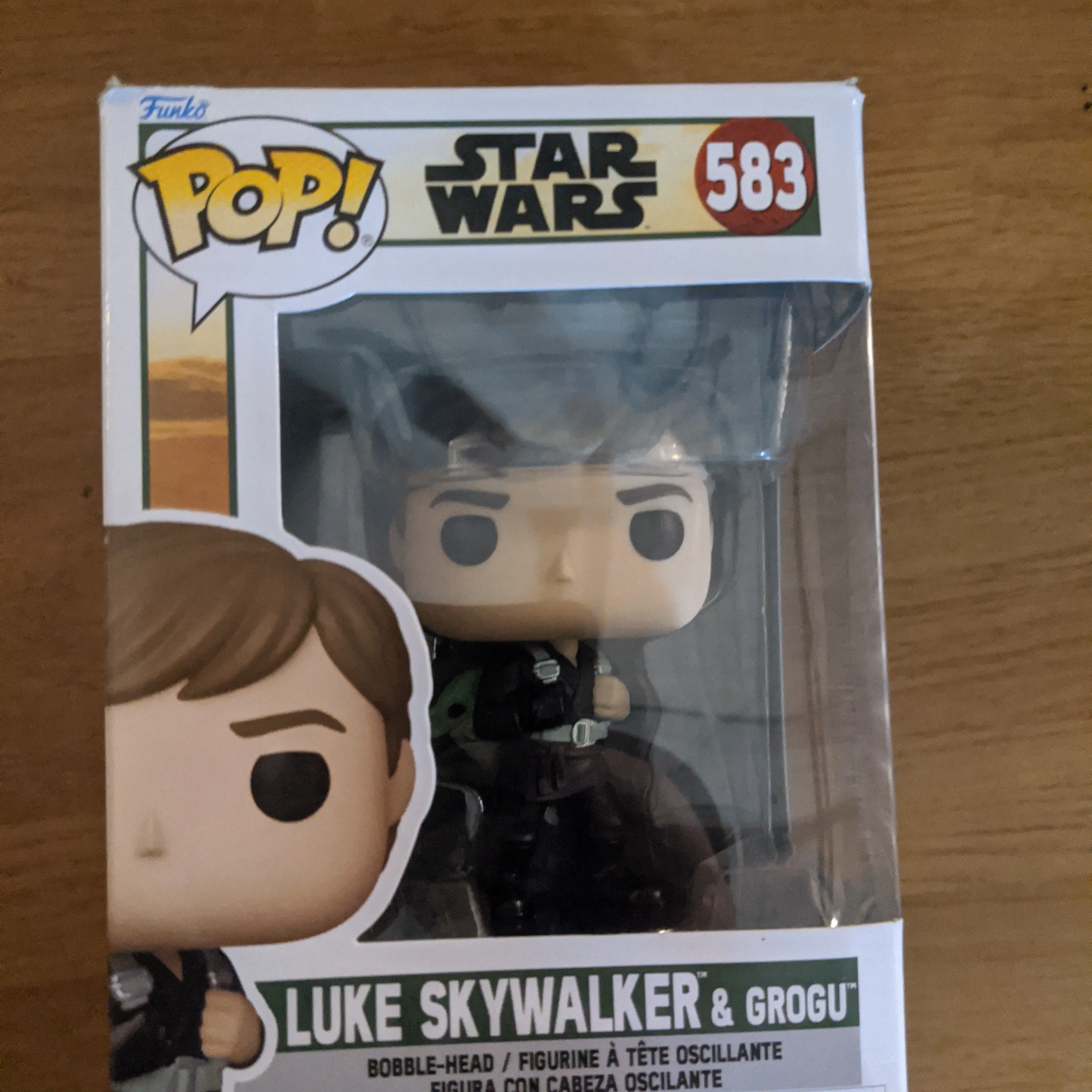 Product image for Star Wars Funko PoP! Luke Skywalker & Grogu #583 (2022)