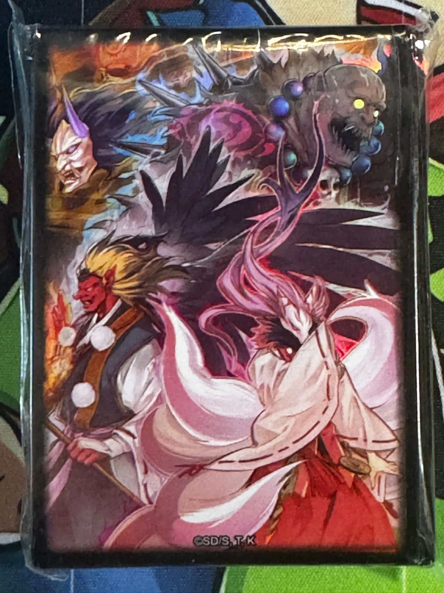 mayakashi card sleeves - (Design 1 Trading Card Game Card Sleeves help Duelists keep their cards secure and protected during Duels. Yu-Gi-Oh! Magnificent Mavens: Mayakashi Yuki-Onna