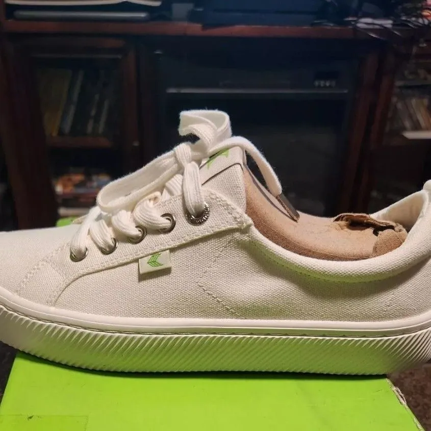 Product image for NEW * Cariuma OCA Low Off White Canvas Sneaker - Size W 7.5 / M 6