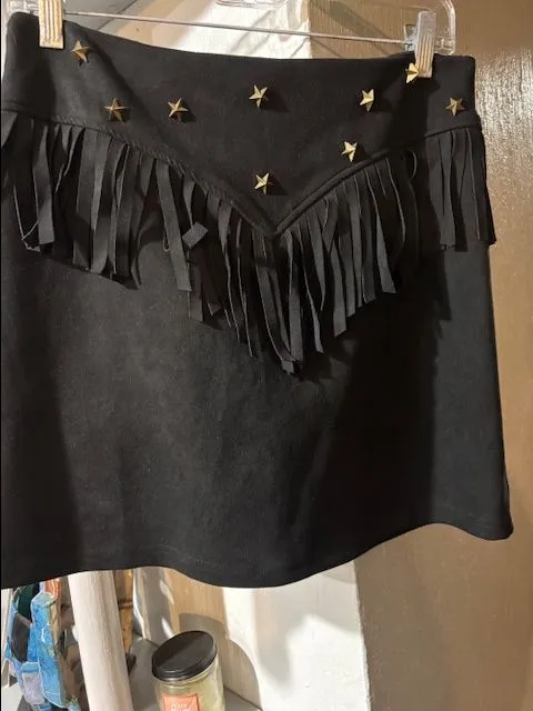 Product image for 136 Black n Gold Skirt