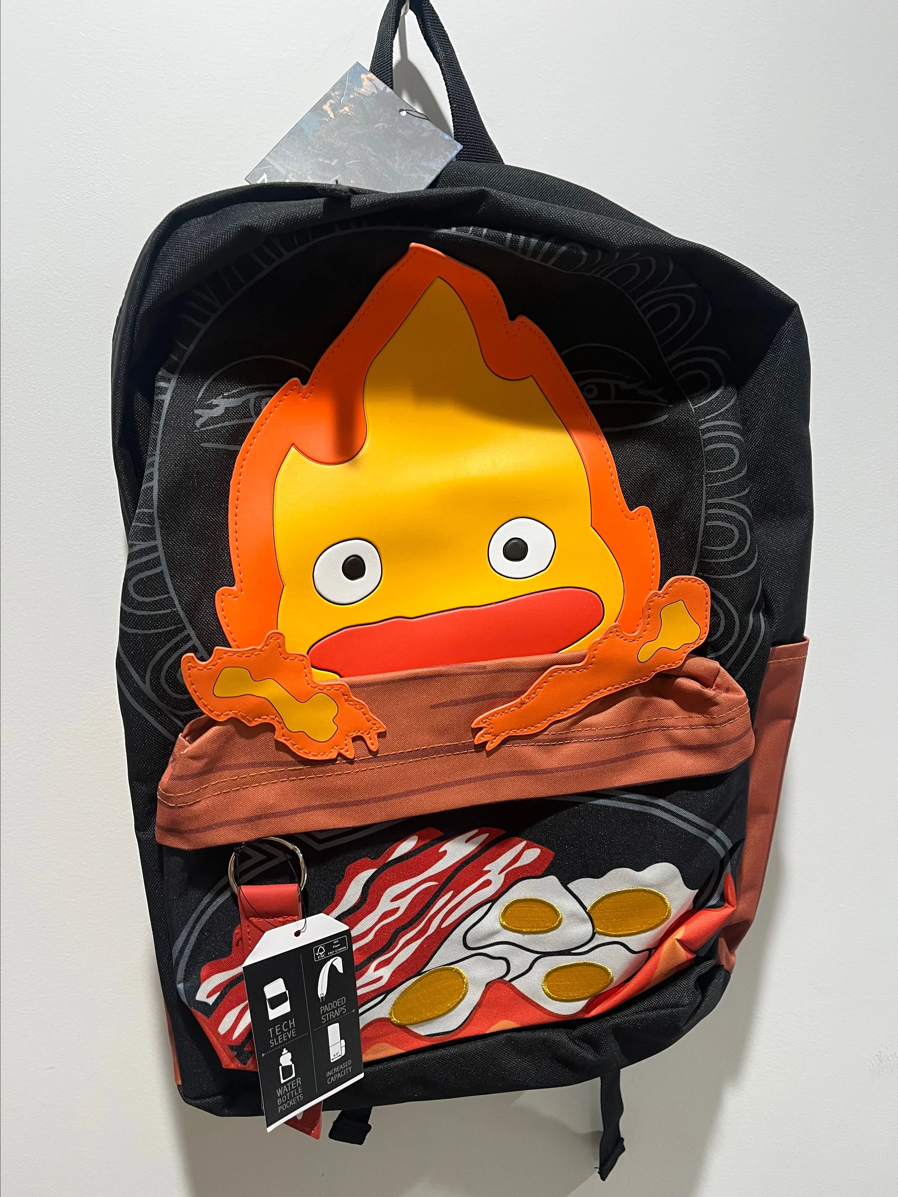 calcifer mini backpack Studio Ghibli Howl's Moving Castle Calcifer Bacon Backpack · Whatnot: Shop,  Sell, Connect