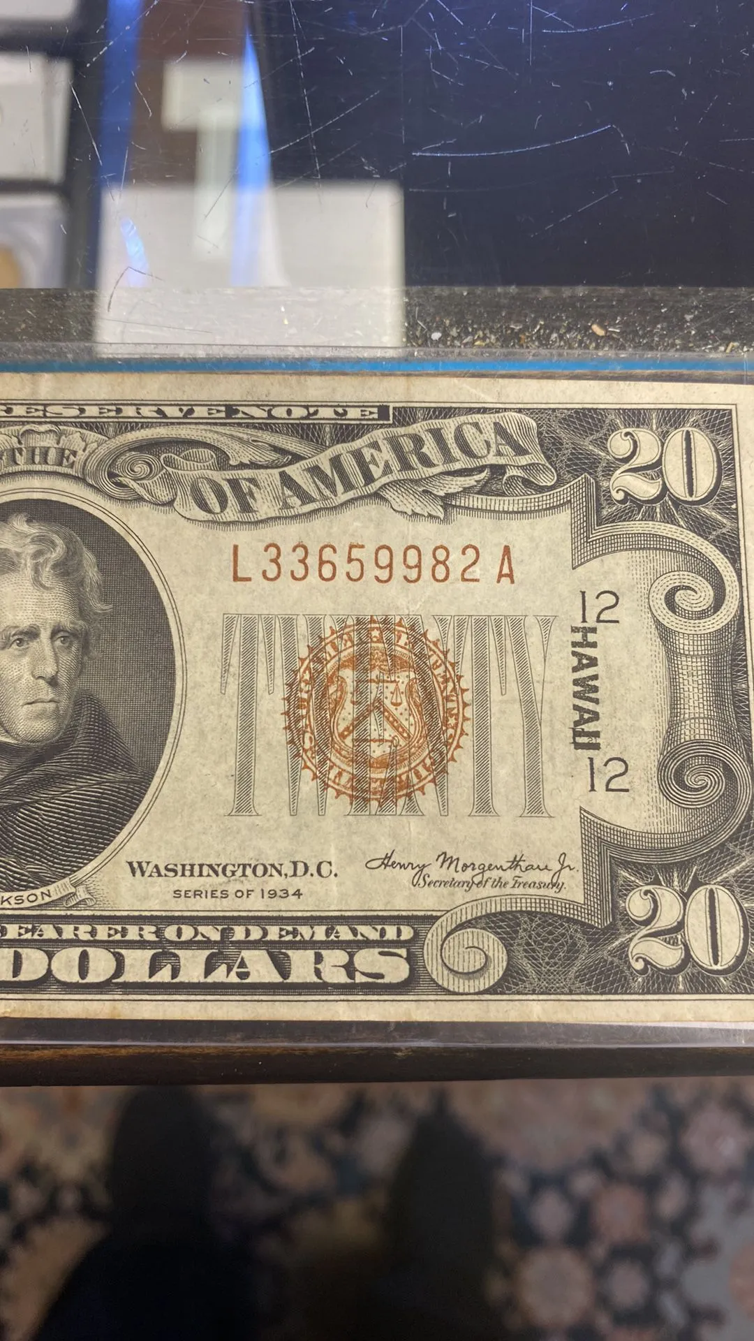 Product image for QQ.  1934 twenty dollars m