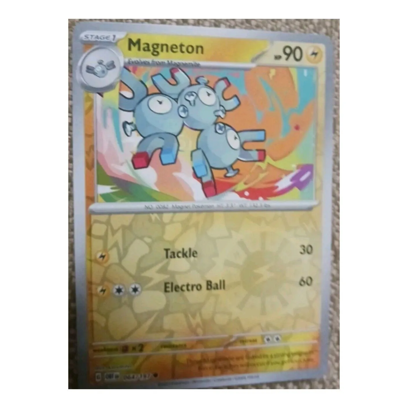 pokemon card magneton Magneton 38/108 main image 0