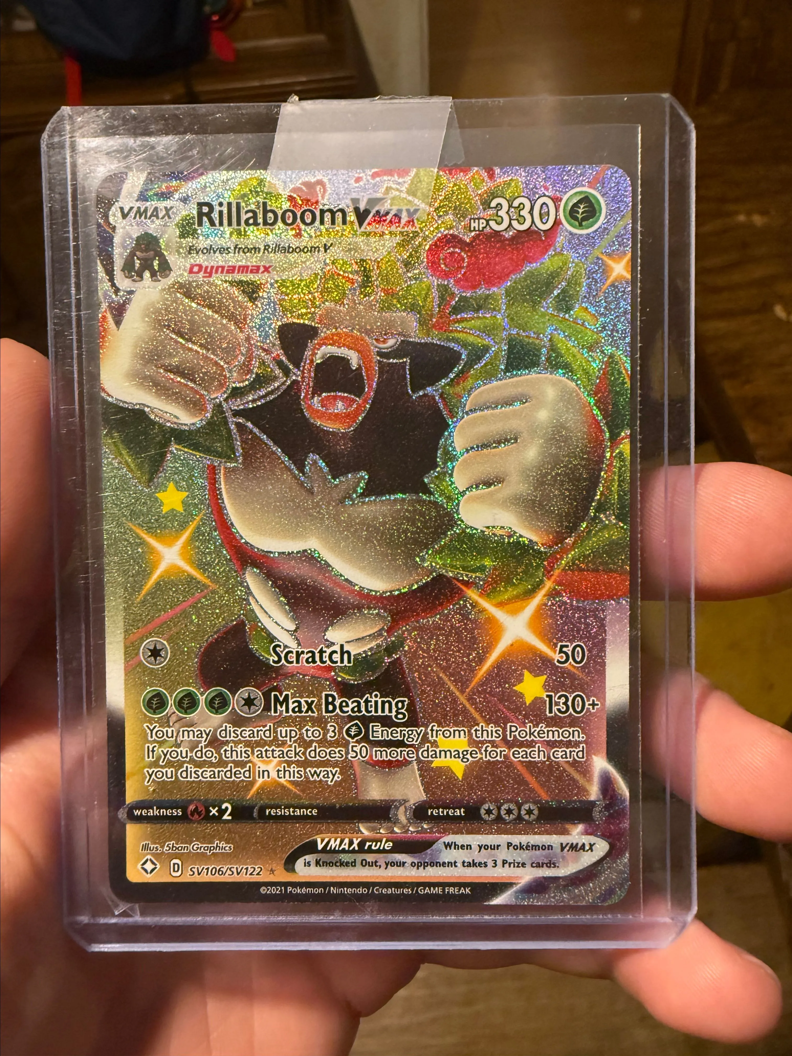 Shiny Rillaboom VMAX SV106/SV122 Ultra Rare Shining Fates Pokemon TCG Near  Mint  Whatnot: Shop, Sell, Connect