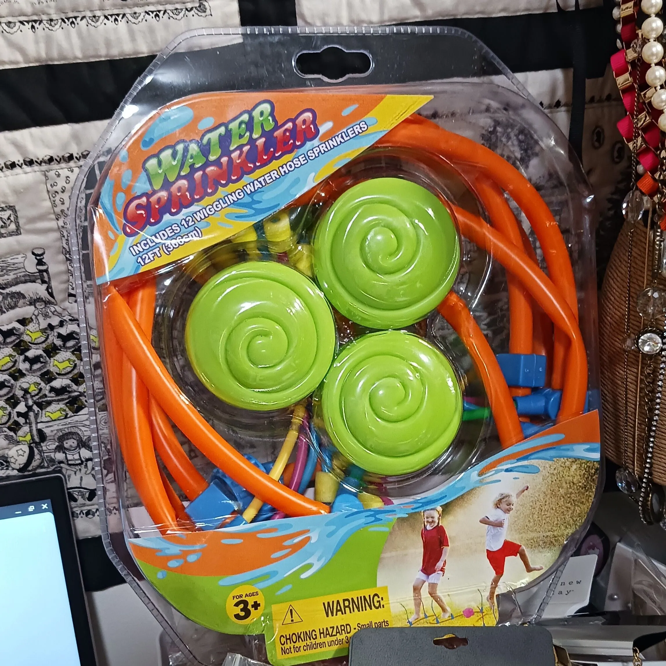 Product image for Green swirl water sprinkler 