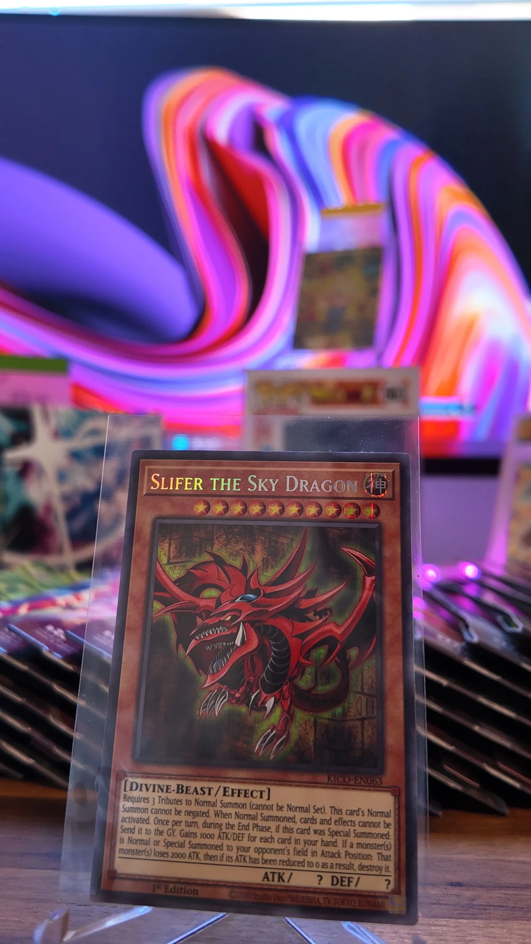 Product image for Slifer the sky dragon GOD Rare !