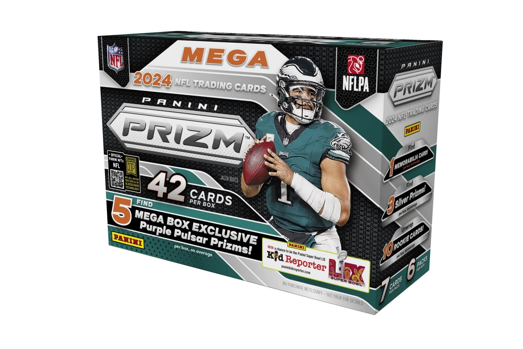 Product image for 2024 PRIZM NFL HOBBY MEGA