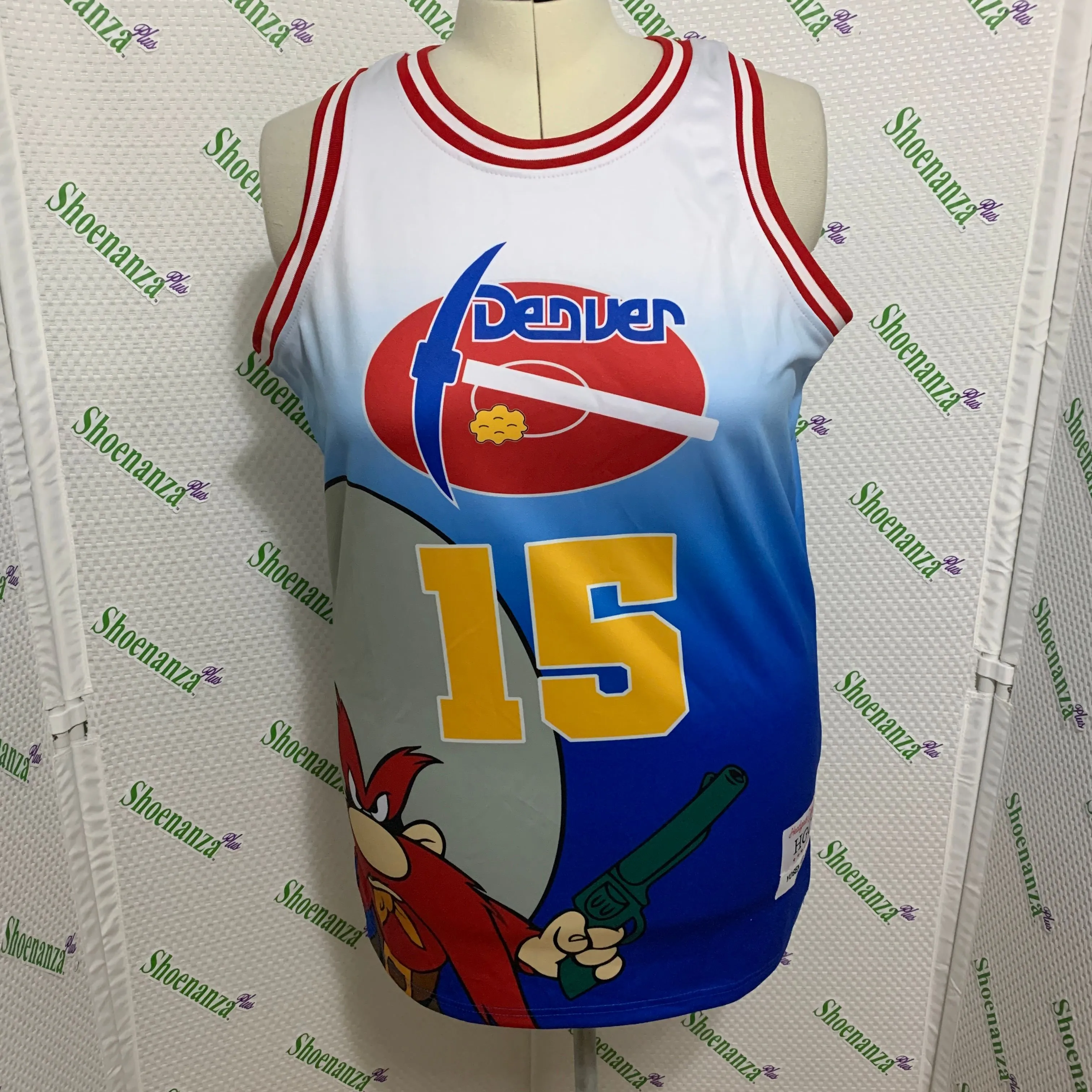 Product image for Headgear Classics Basketball Jersey Denver Nugget Yosemite Sam #15 Mens 3XL