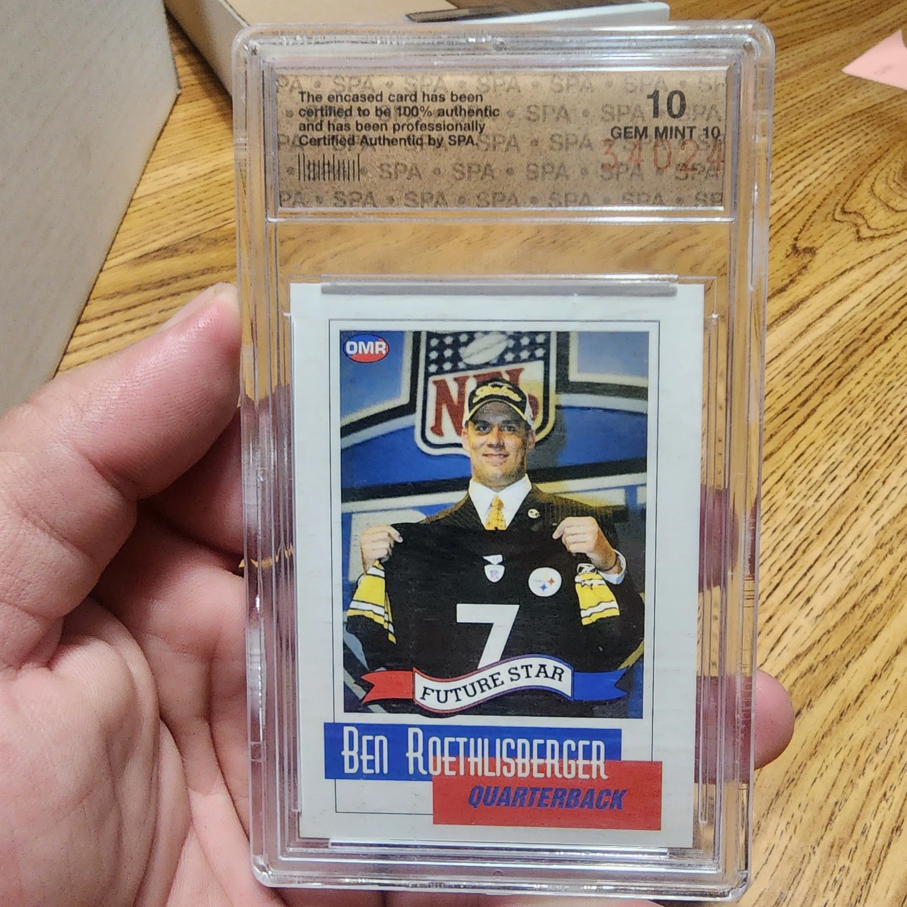 Product image for Big Ben Draft Rookie Card