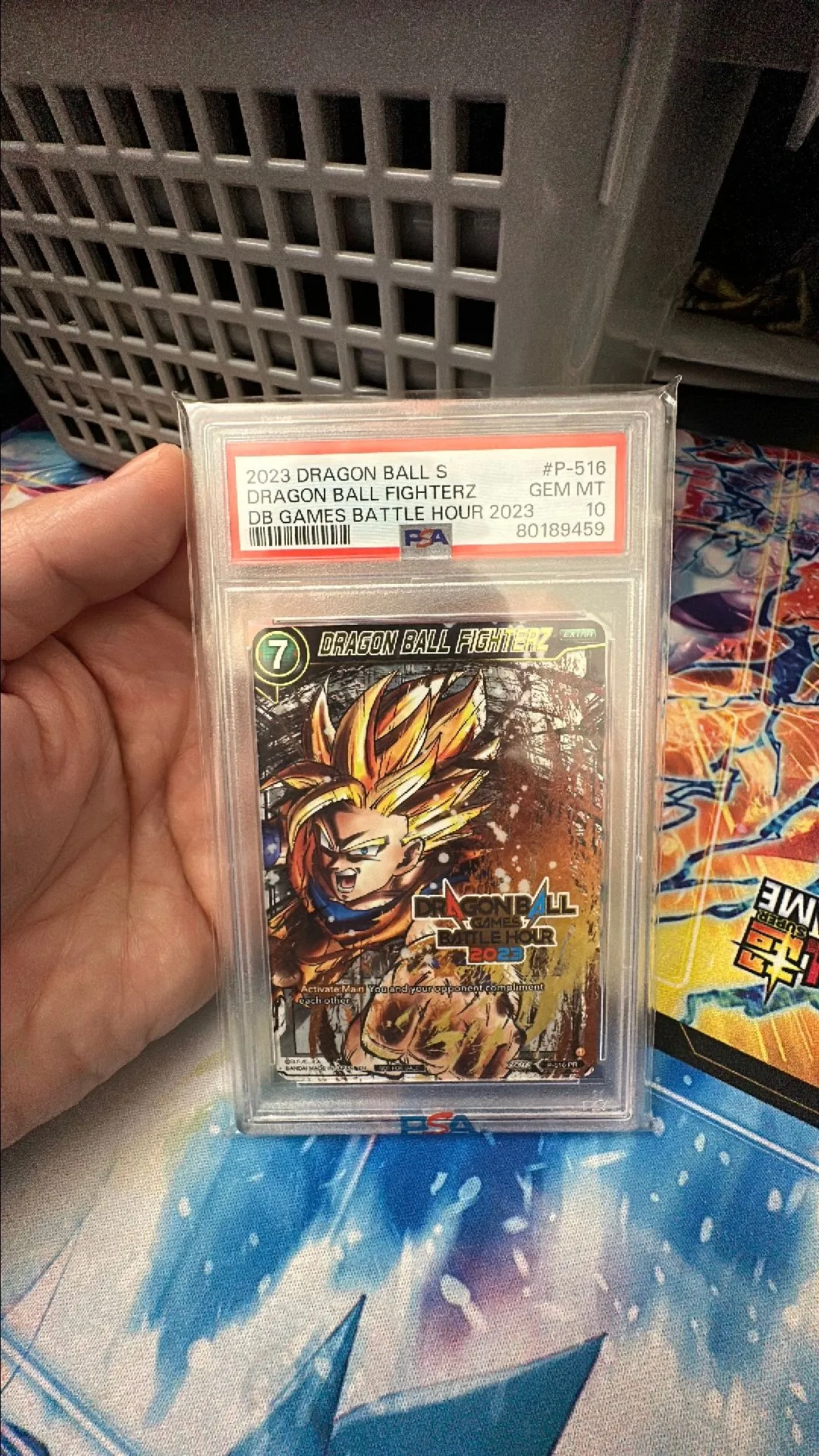 Product image for PSA 10 Dragon Ball Fighterz Las Vegas Battle Hour Exclusive