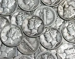 Product image for  Random Date Mercury Dime 90% Silver 
