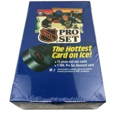 Product image for Series 1 1990/91 Pro Set Hockey Wax Box