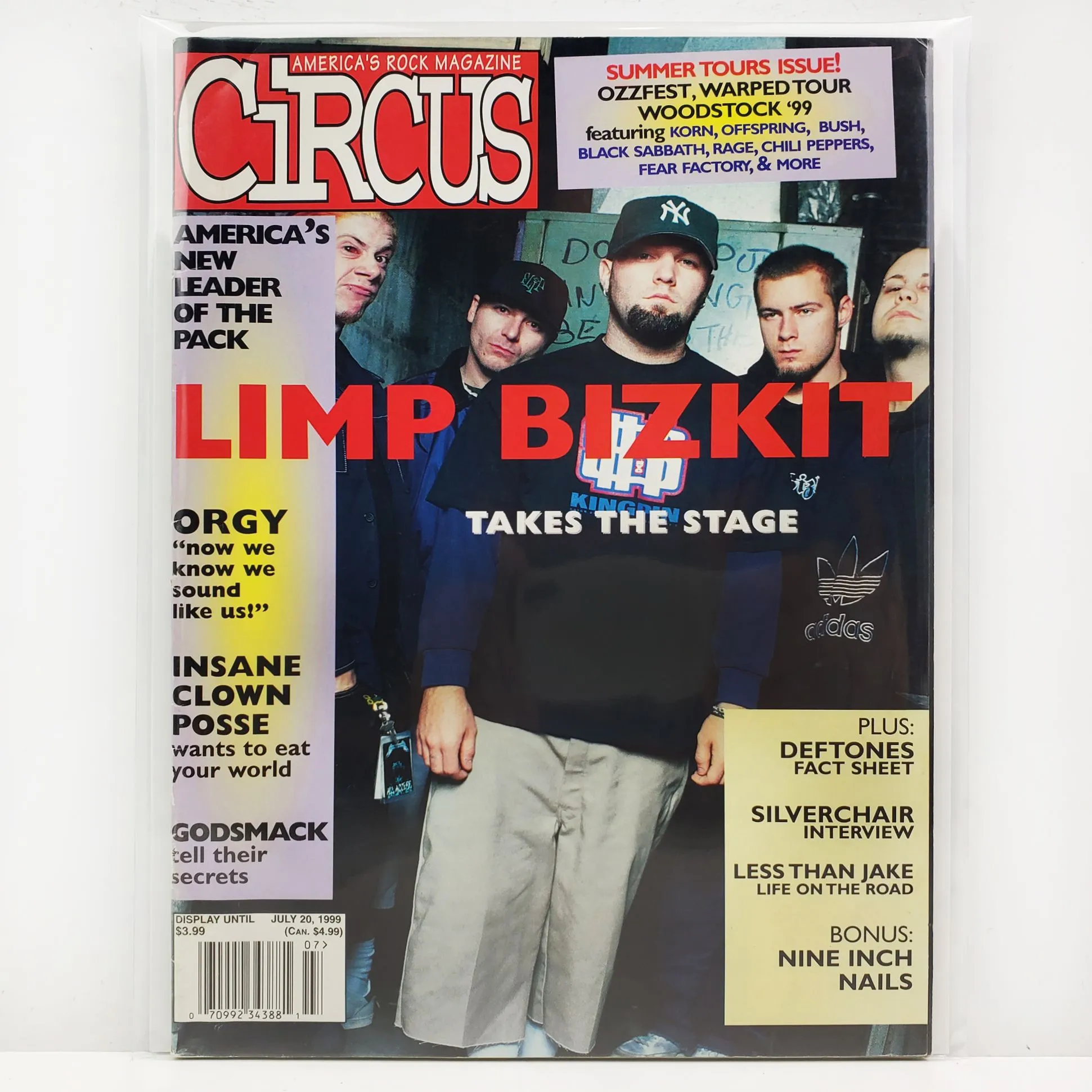 Product image for Circus Magazine Insane Clown Posse Limp Bizkit Deftones NIN Marilyn Manson 1999