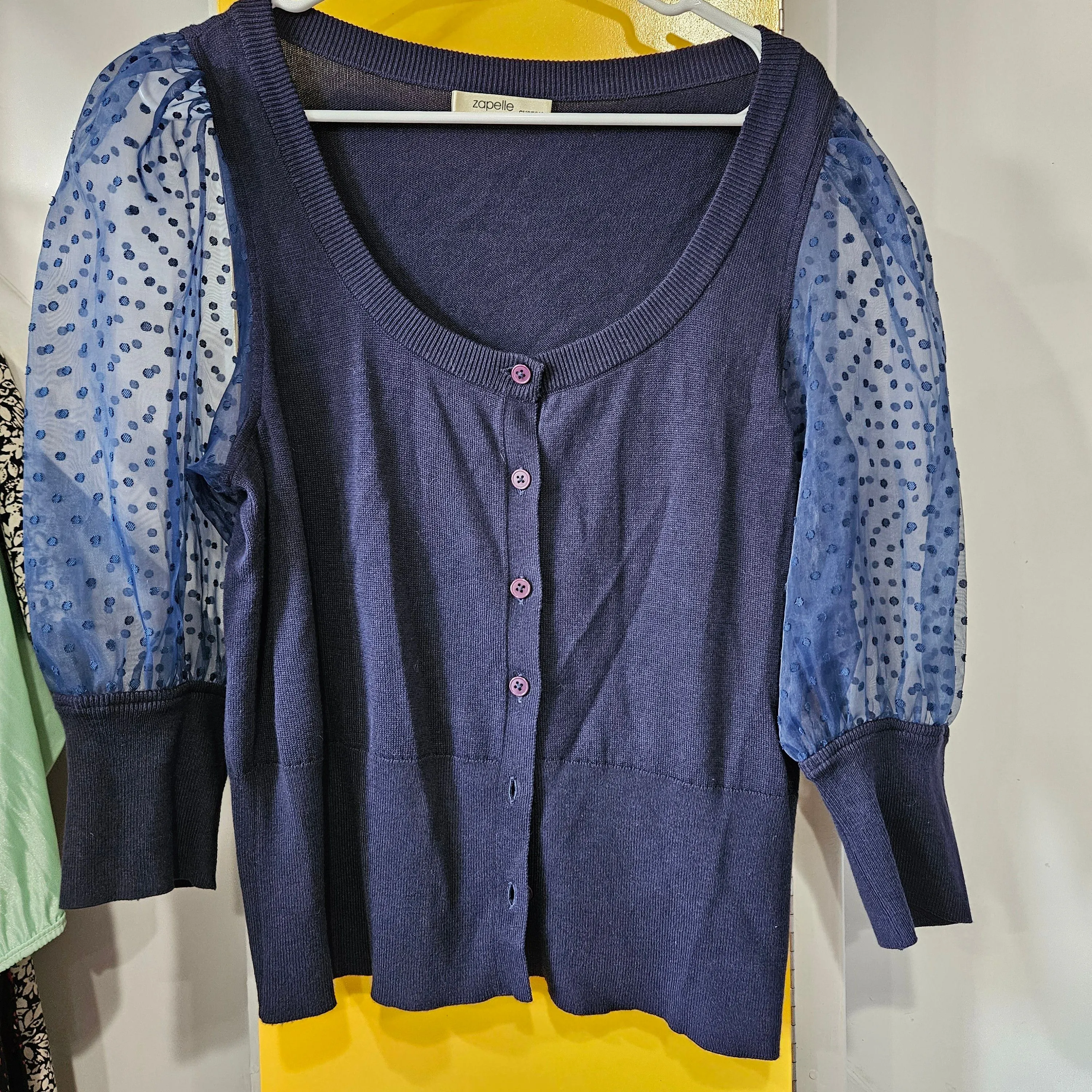 Product image for Retro puff sleeve sweater
