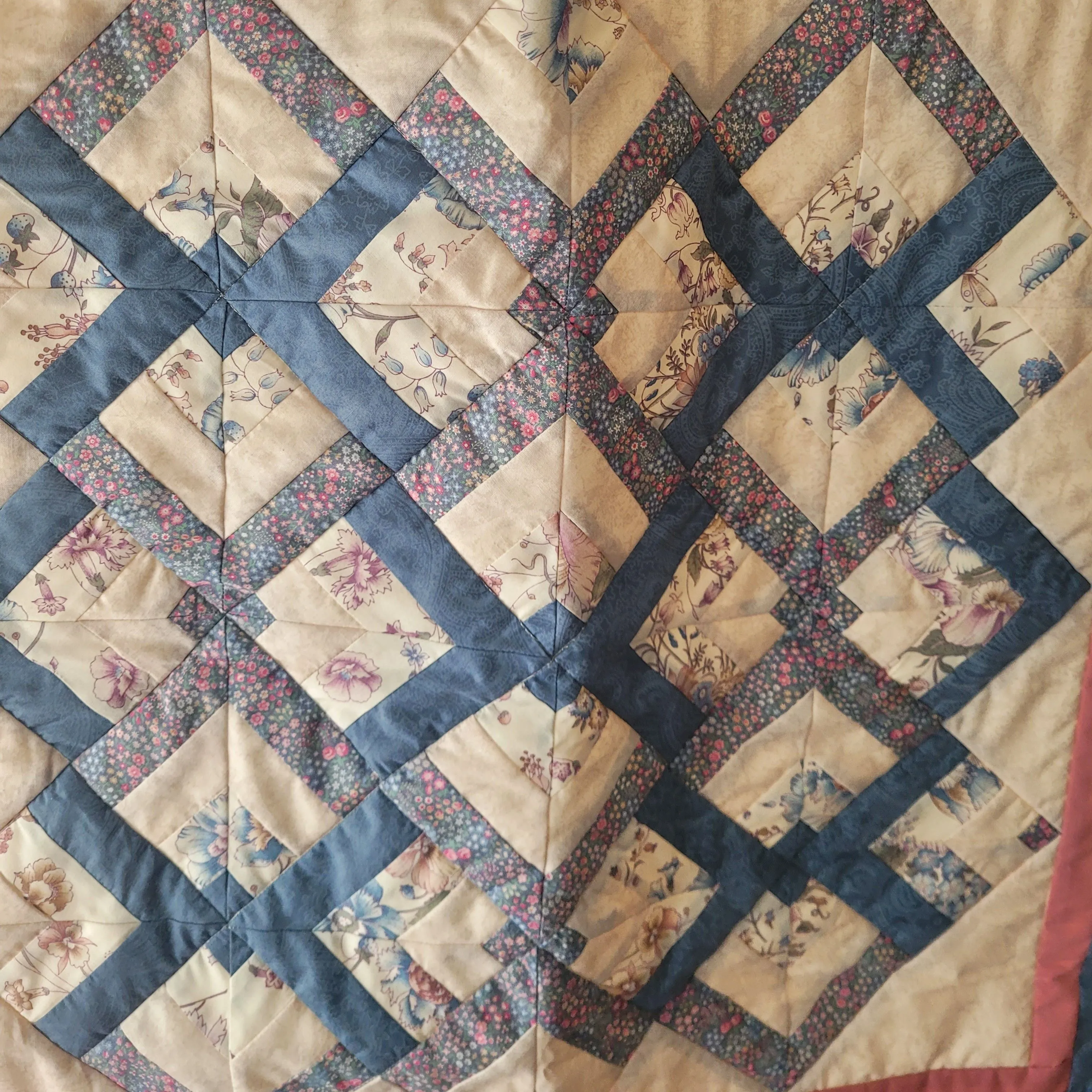 Product image for Linens - Decor - Hanging Blue Quilt