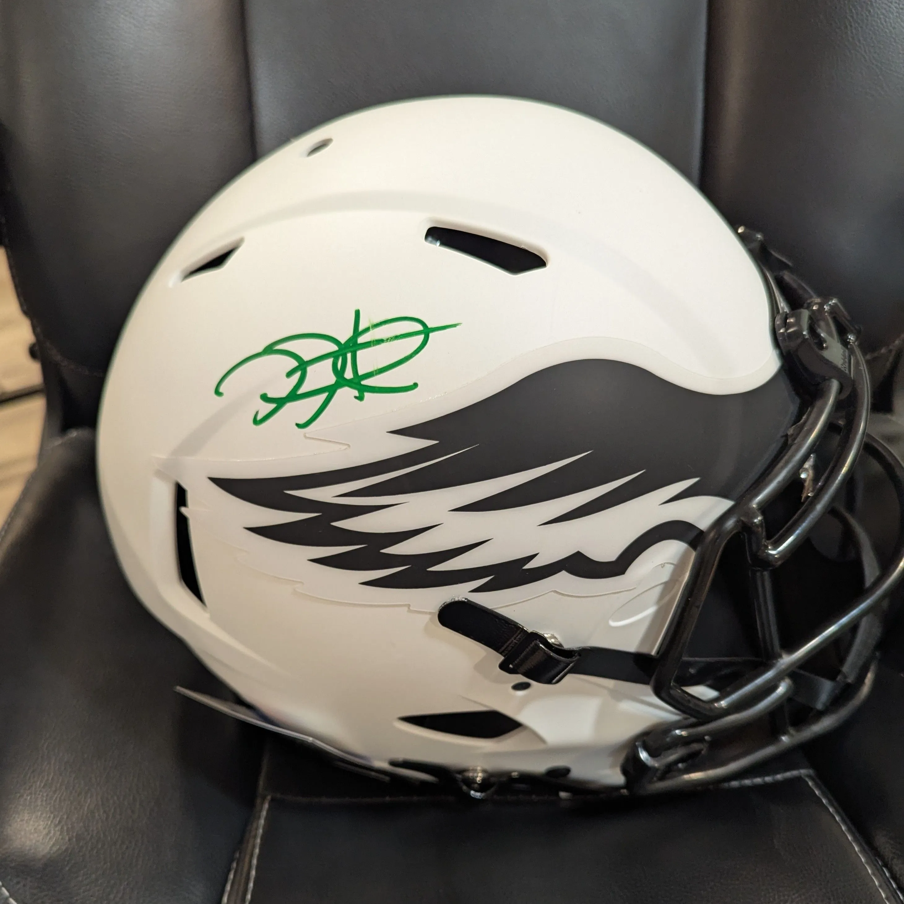 Product image for Jalen Hurts Full Size Authentic Lunar Eagles Helmet