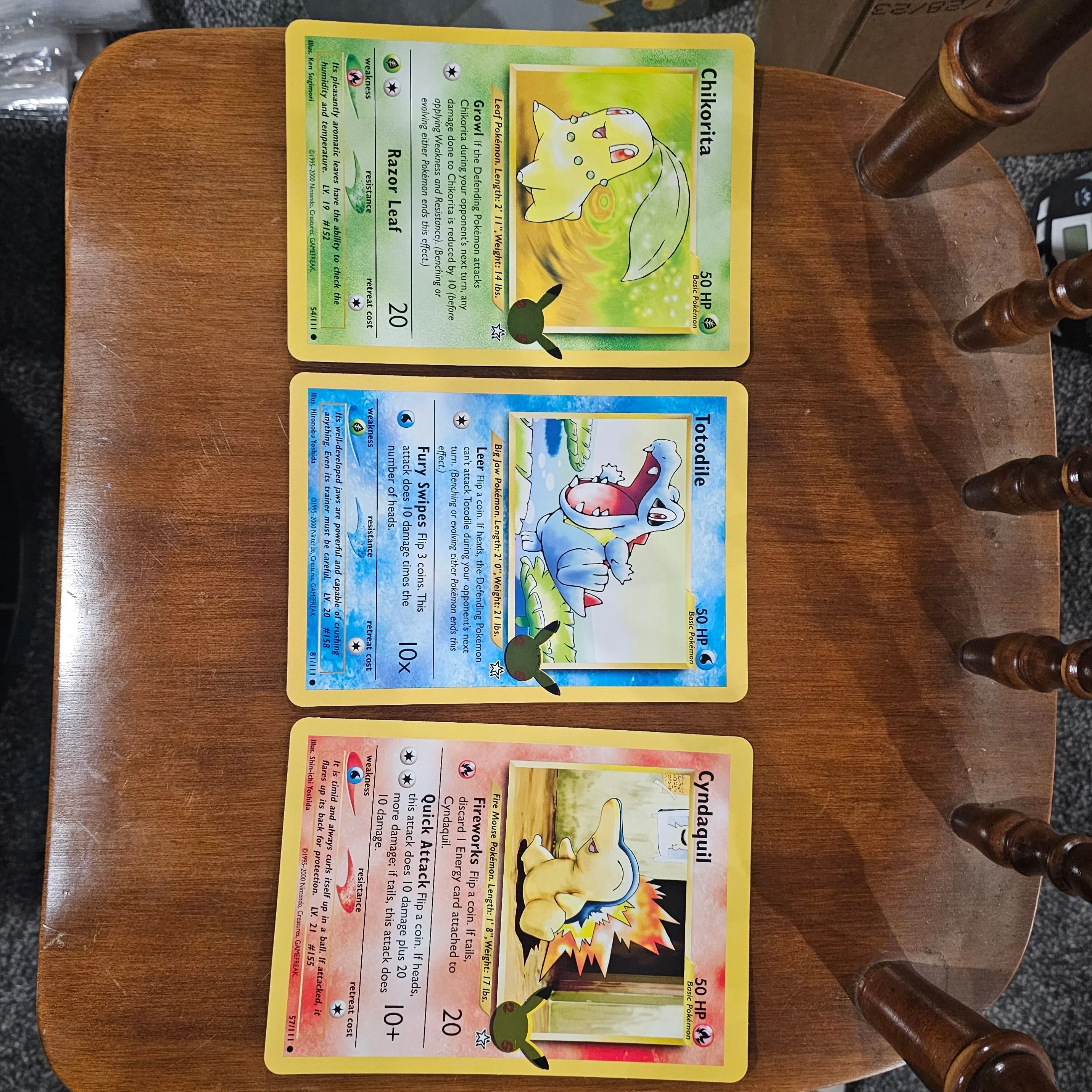 Product image for Oversized Chikorita totodile cyndaquil
