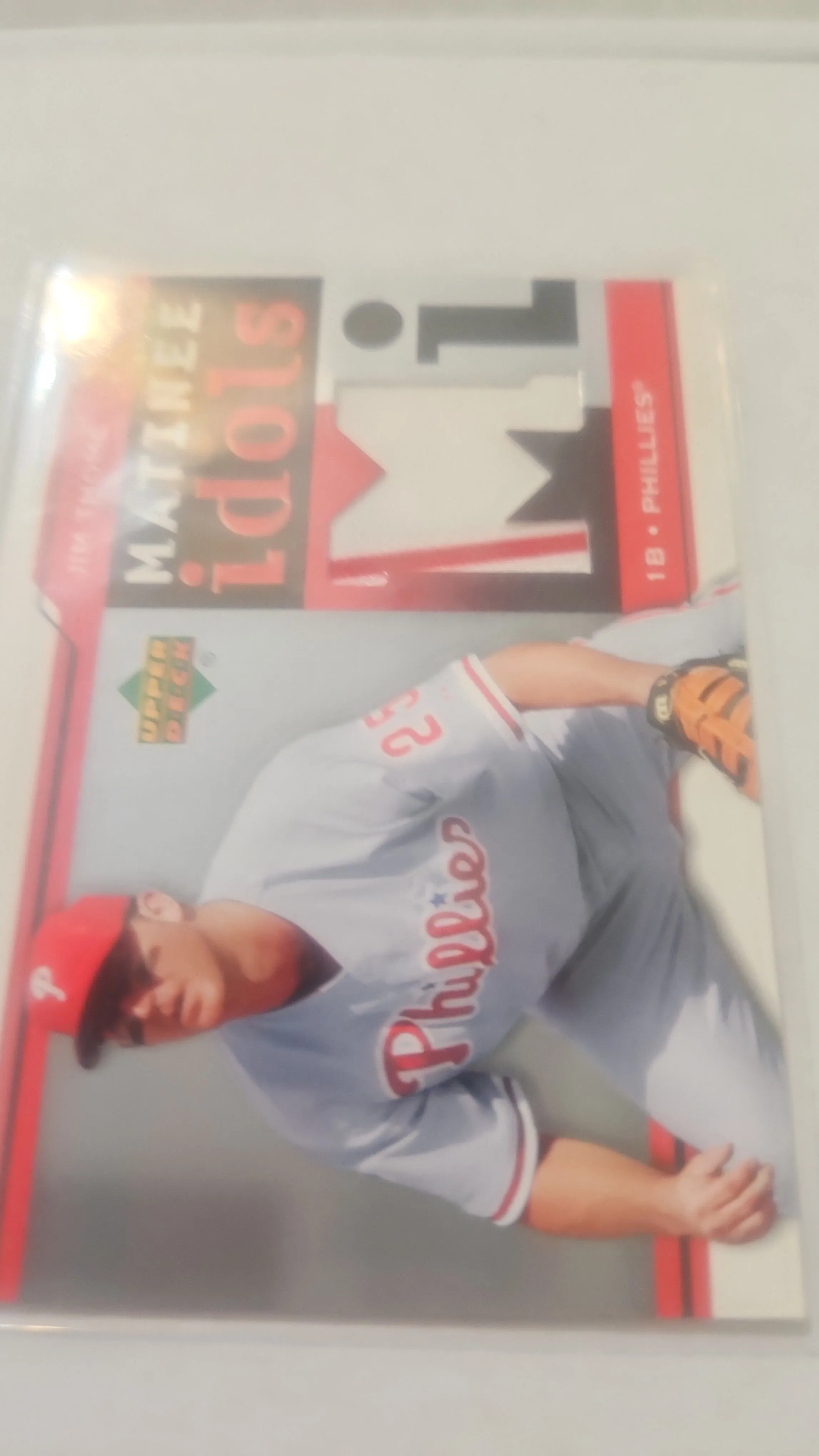 Product image for Jim Thome 2004 Upper Deck game used jersey philles