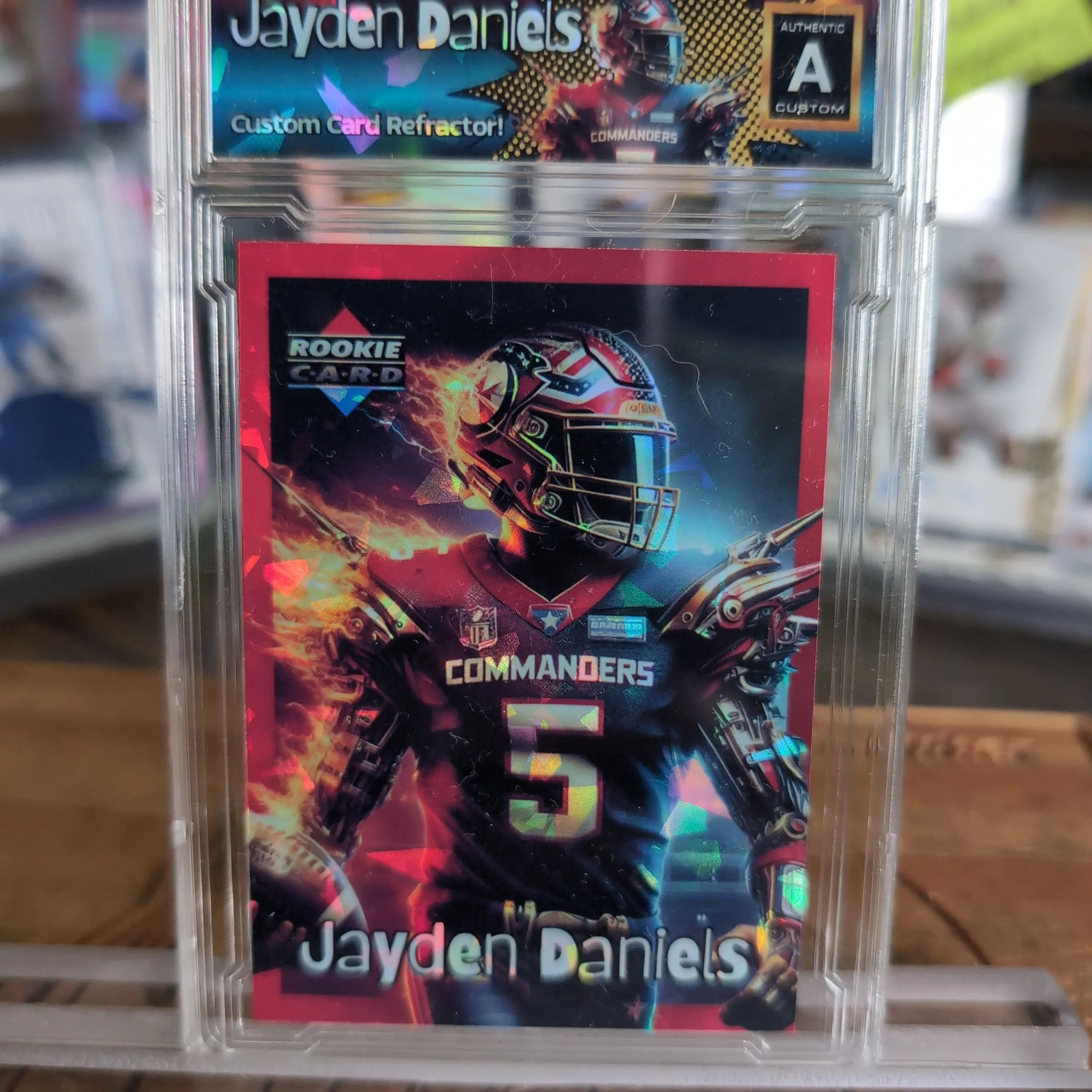 Product image for Jayden Daniels custom rookie slab