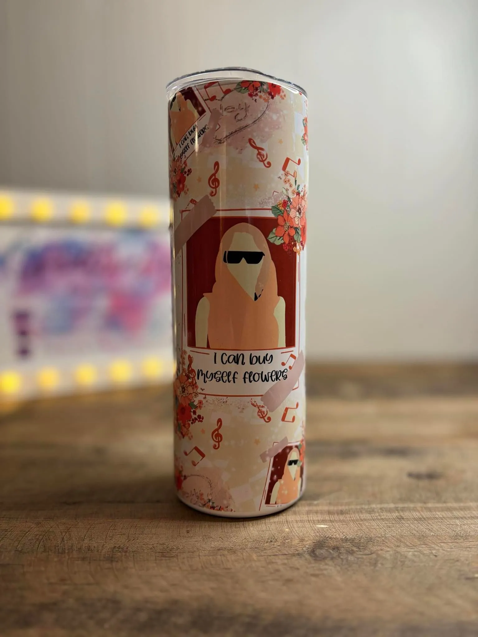 Product image for Buy Myself Flowers 20 oz Tumbler